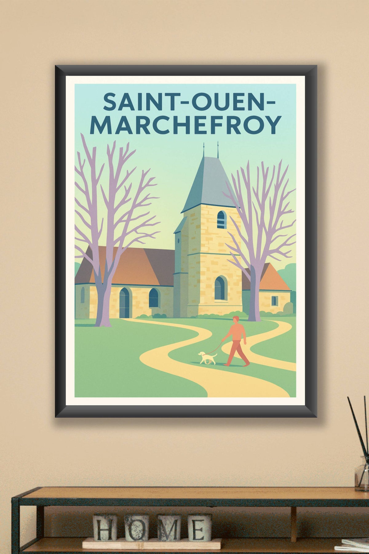 Affiche de Saint-Ouen-Marchefroy - Charme et Sérénité en Pays Normand