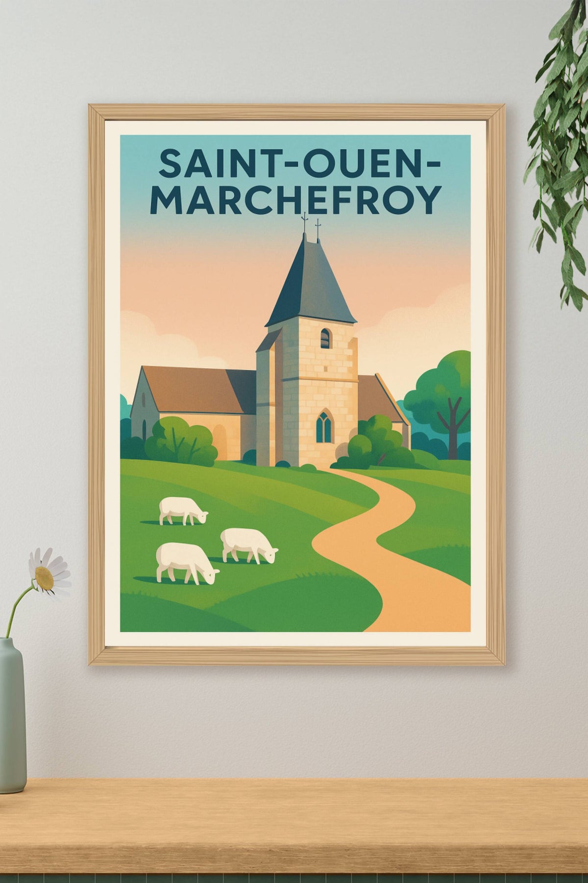 Affiche de Saint-Ouen-Marchefroy - Charme bucolique au cœur de la campagne
