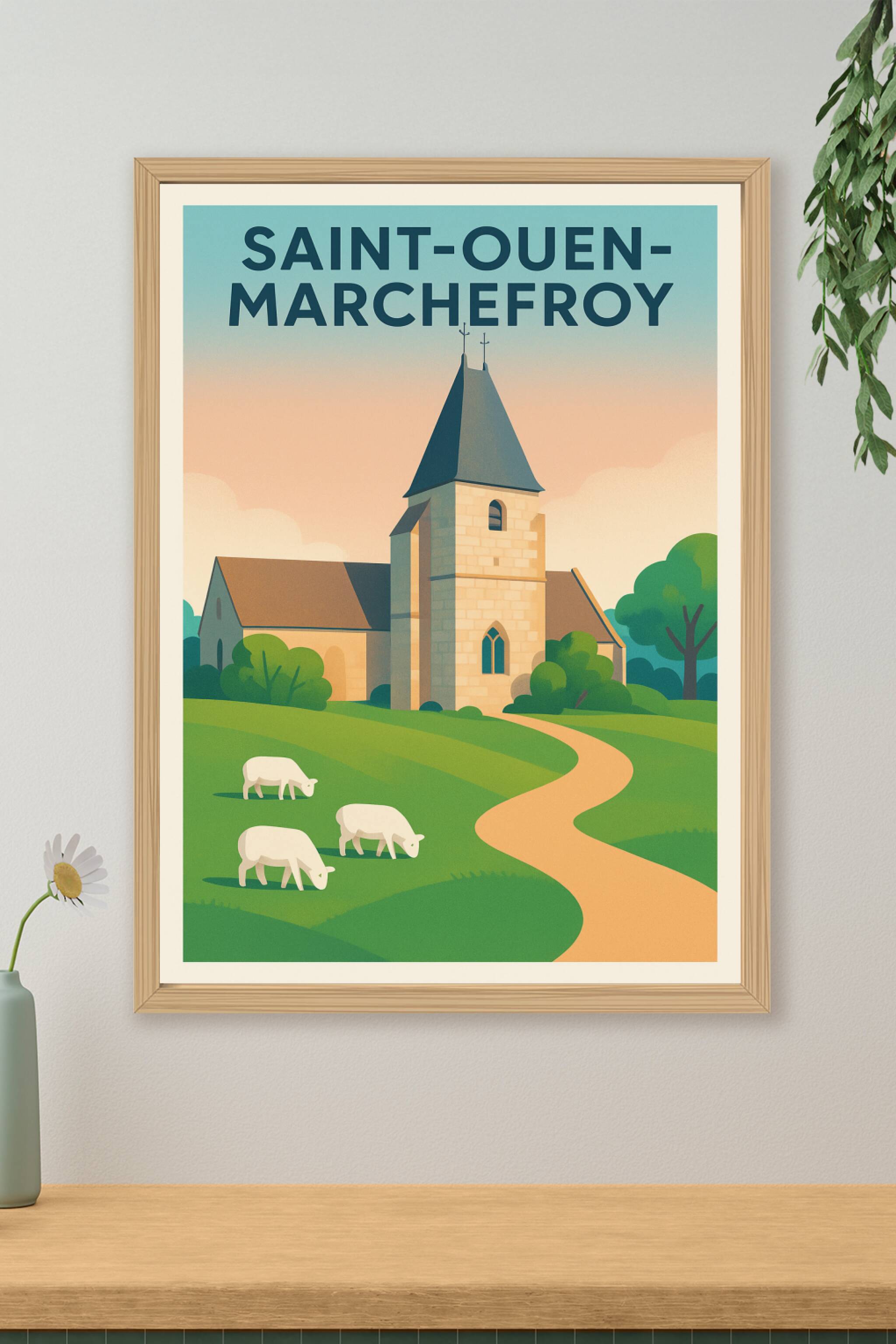 Affiche de Saint-Ouen-Marchefroy - Charme bucolique au cœur de la campagne