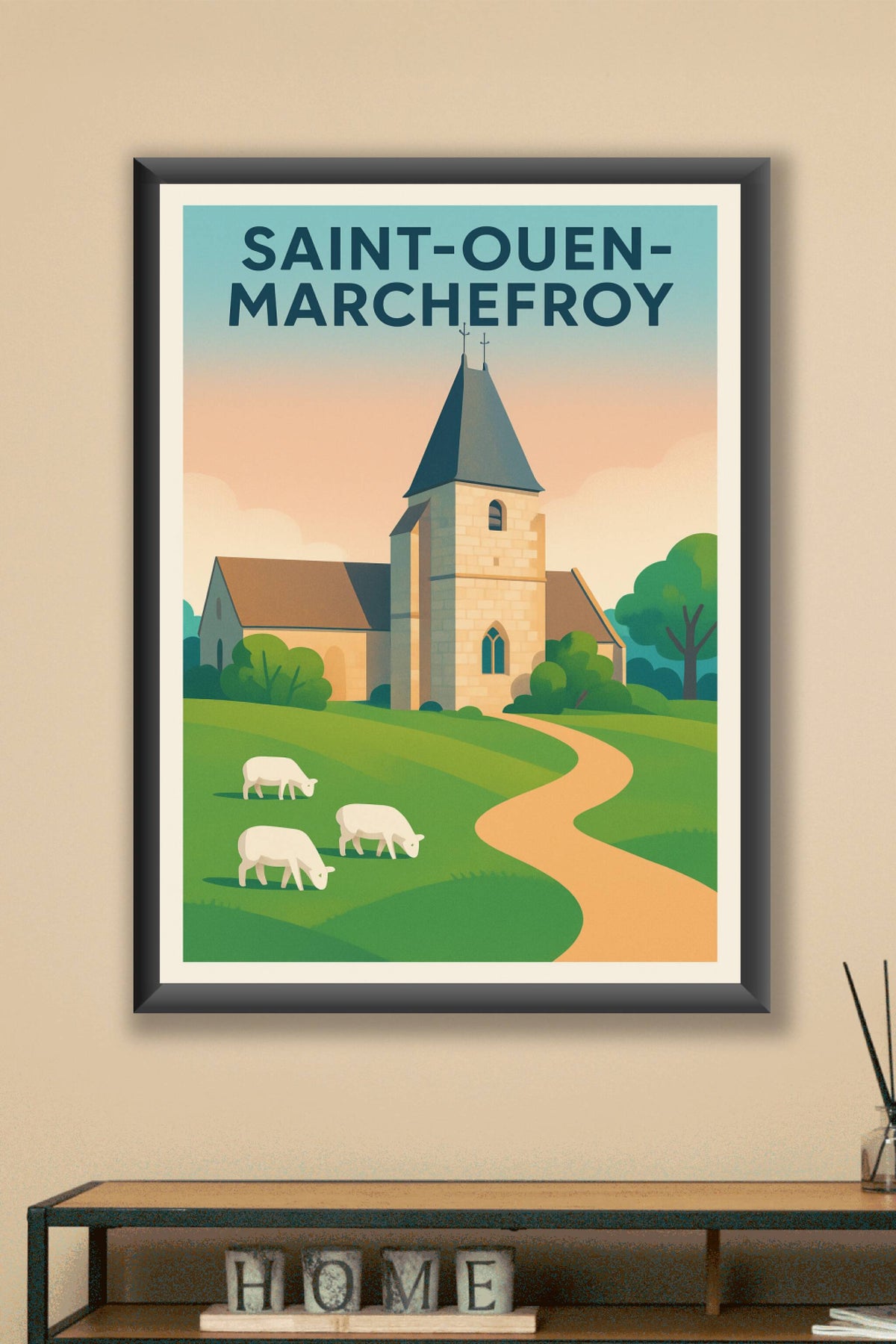 Affiche de Saint-Ouen-Marchefroy - Charme bucolique au cœur de la campagne