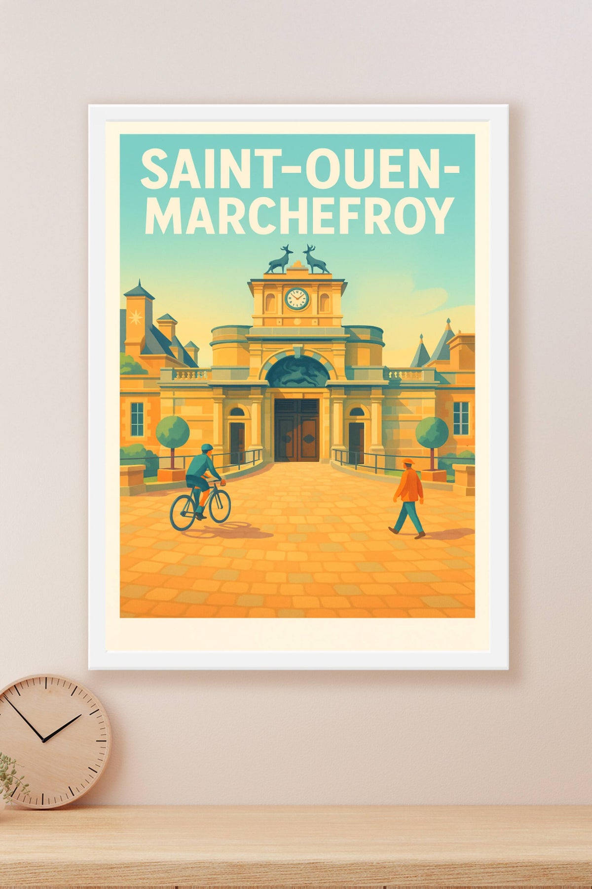Affiche de Saint-Ouen-Marchefroy - Entrée majestueuse au cœur de l'histoire
