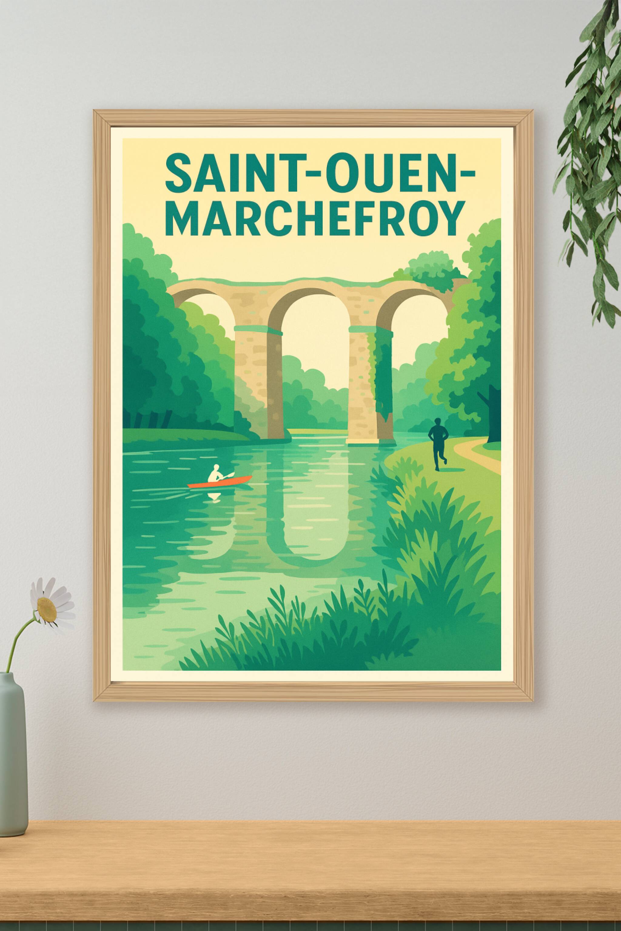 Affiche de Saint-Ouen-Marchefroy - Charme bucolique au fil de l'eau