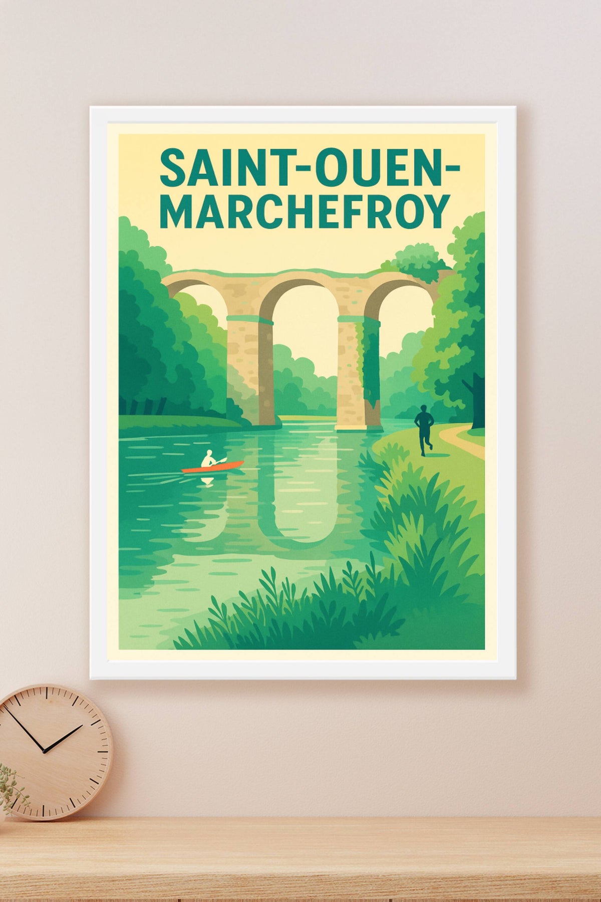 Affiche de Saint-Ouen-Marchefroy - Charme bucolique au fil de l'eau