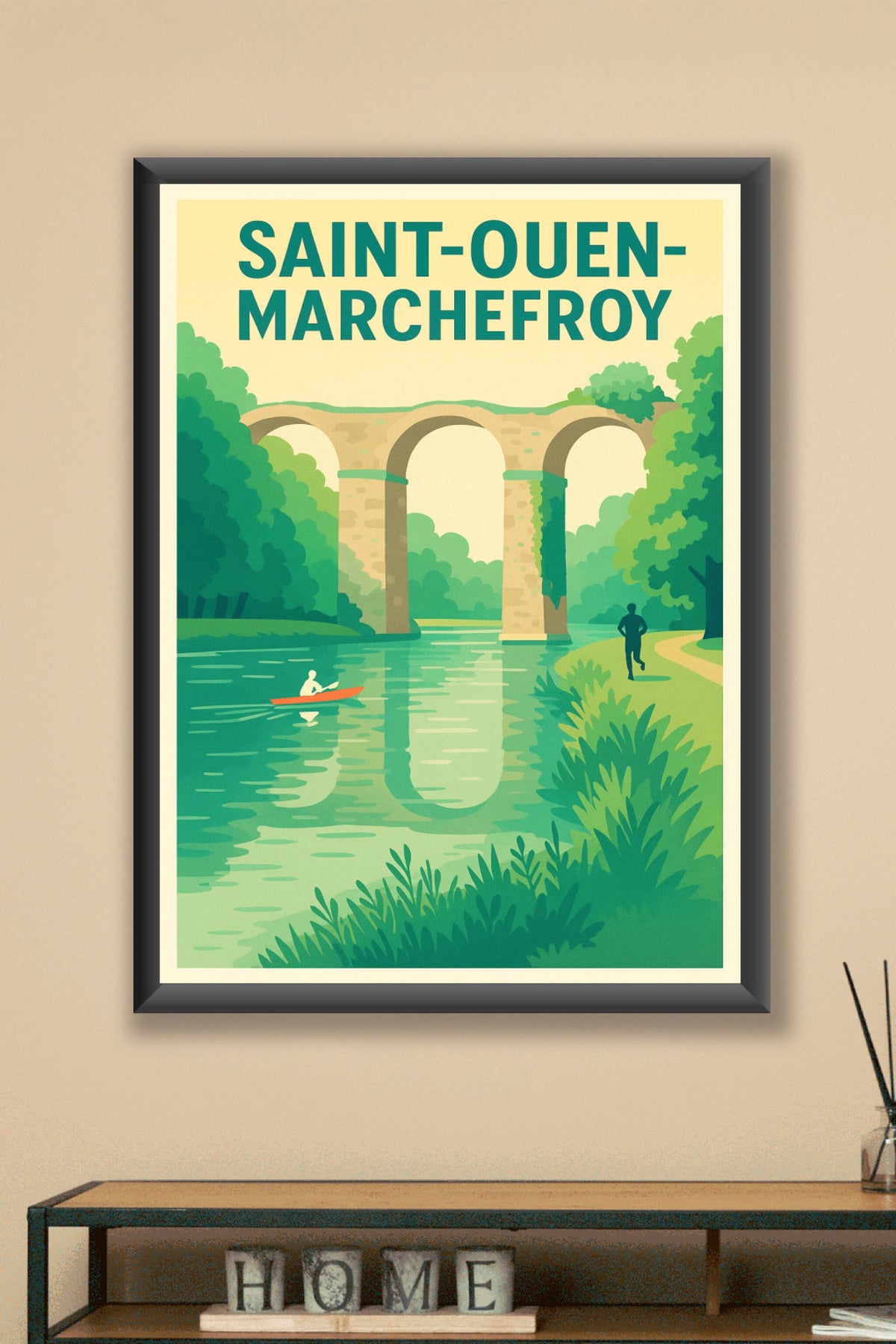 Affiche de Saint-Ouen-Marchefroy - Charme bucolique au fil de l'eau