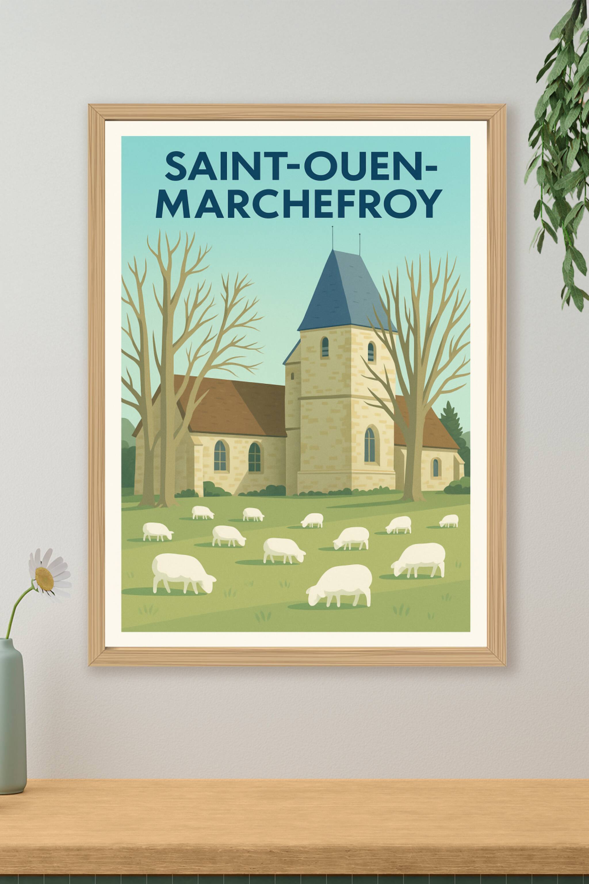 Affiche de Saint-Ouen-Marchefroy - Charme bucolique et patrimoine