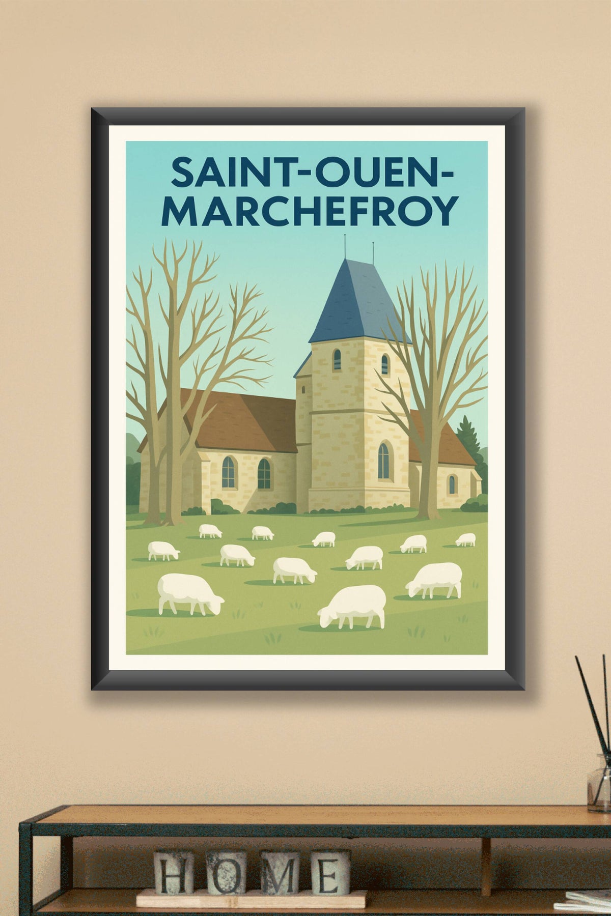 Affiche de Saint-Ouen-Marchefroy - Charme bucolique et patrimoine