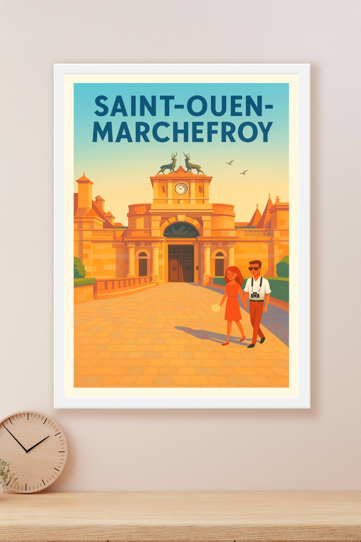 Affiche de Saint-Ouen-Marchefroy - Charme historique et romantisme
