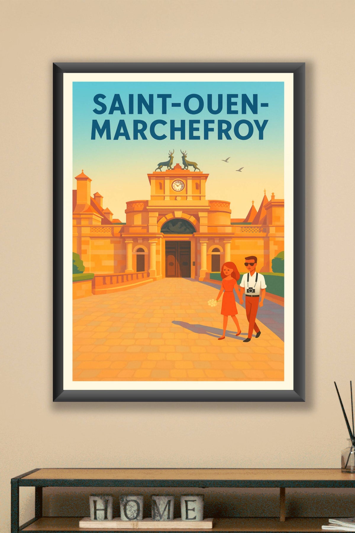 Affiche de Saint-Ouen-Marchefroy - Charme historique et romantisme