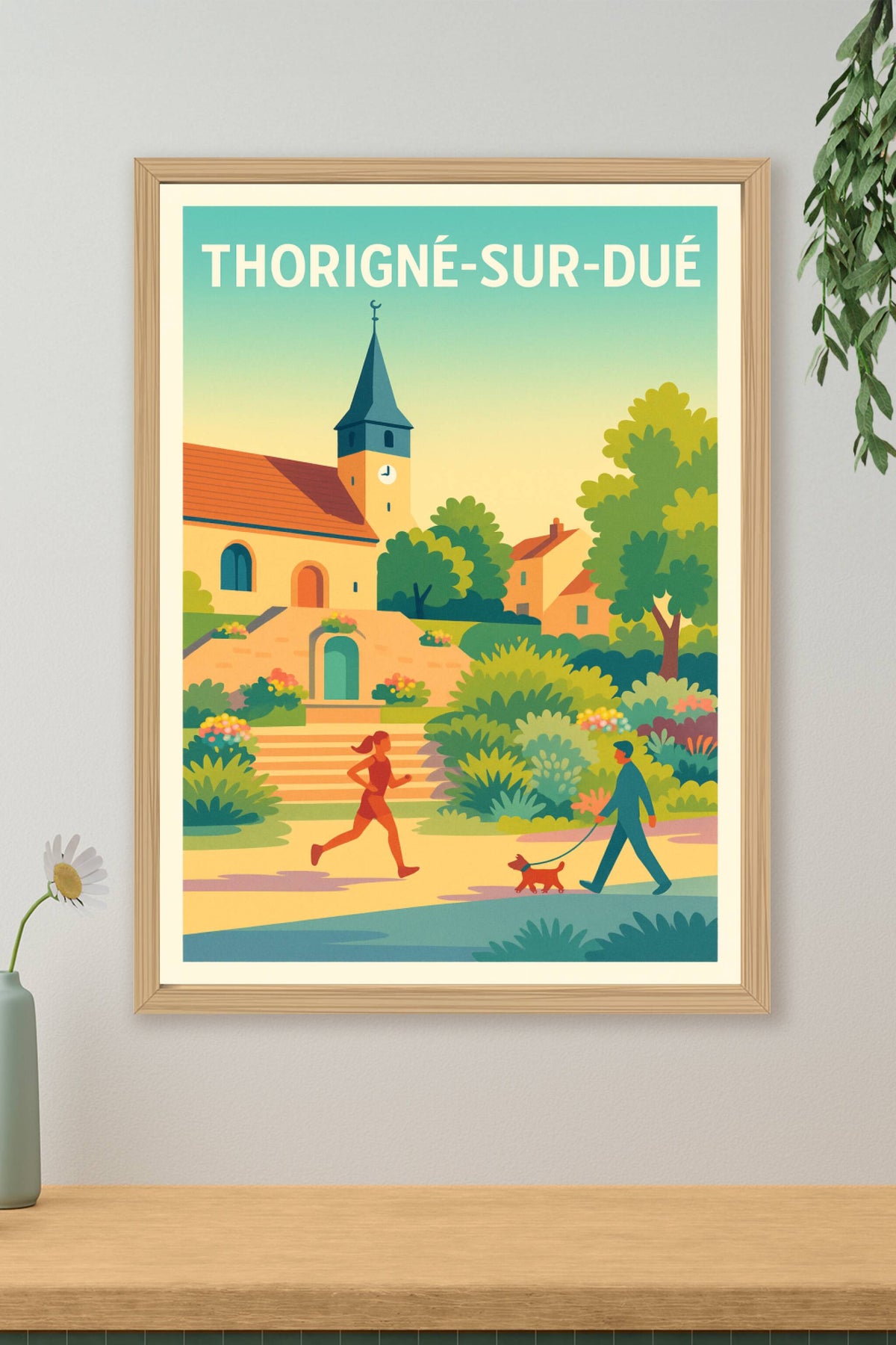 Affiche de Thorigné-sur-Dué - Sérénité au cœur du village