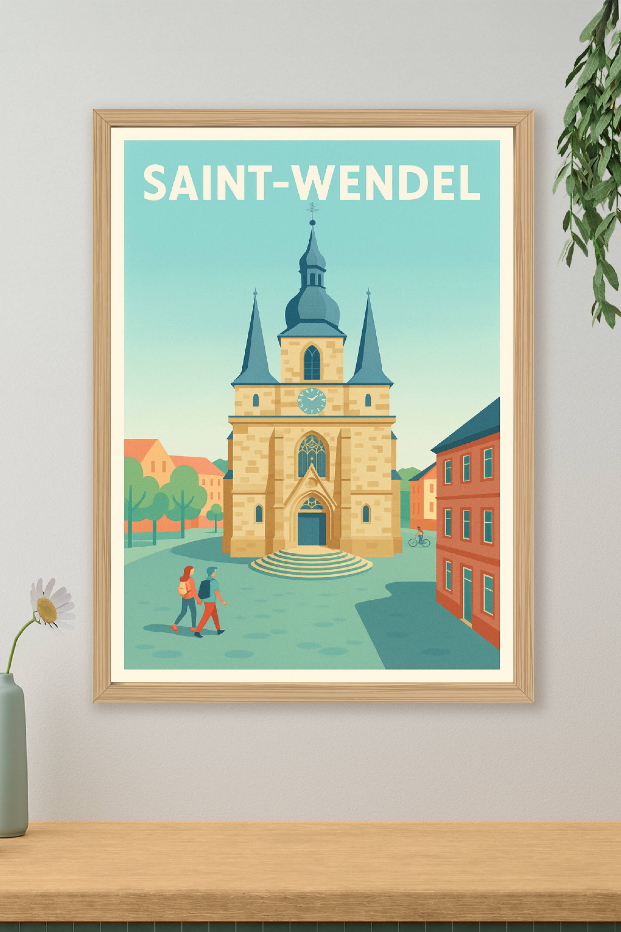 Affiche de Saint-Wendel - Charme historique au cœur de la ville