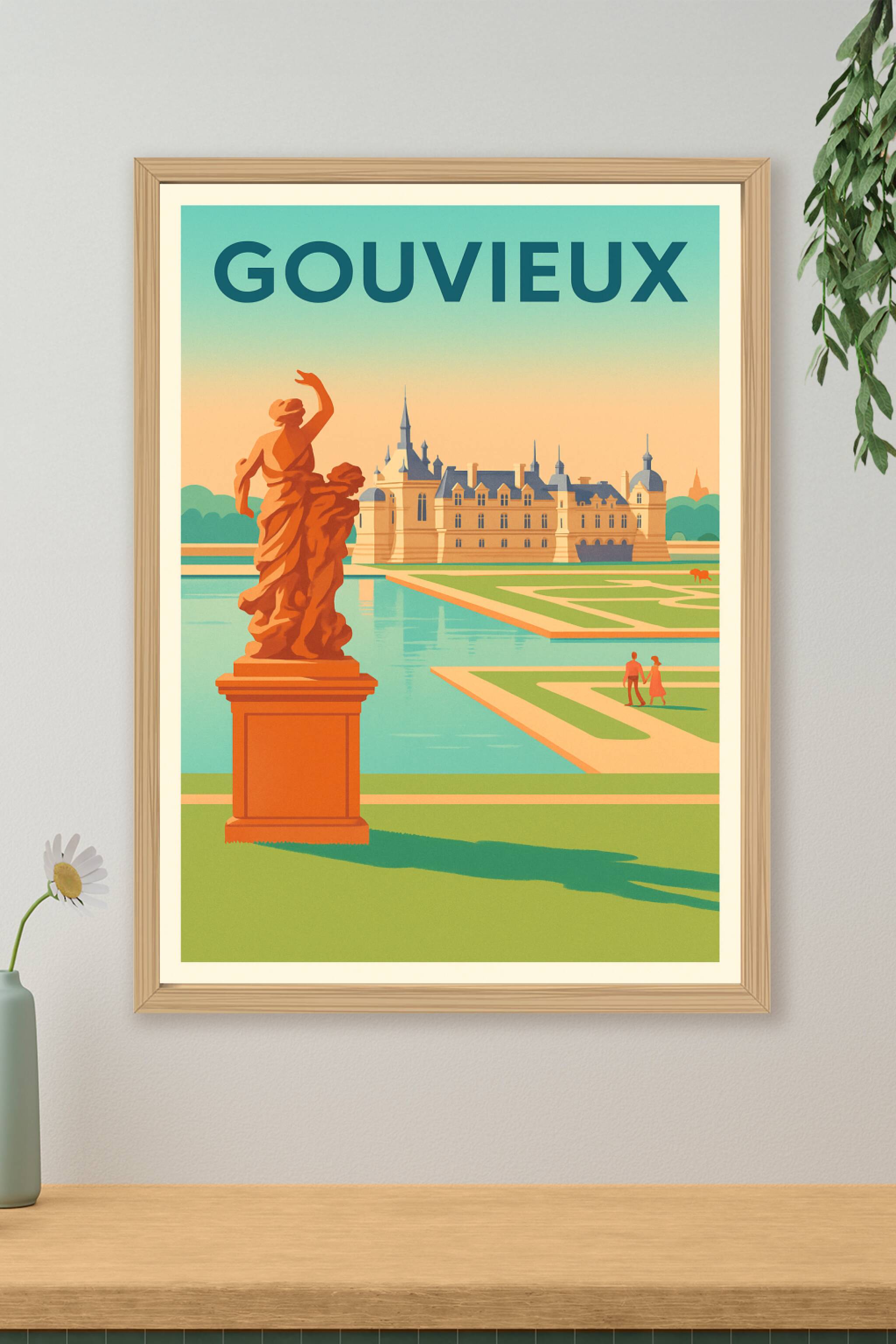 Affiche de Gouvieux - Élégance et Sérénité au Château