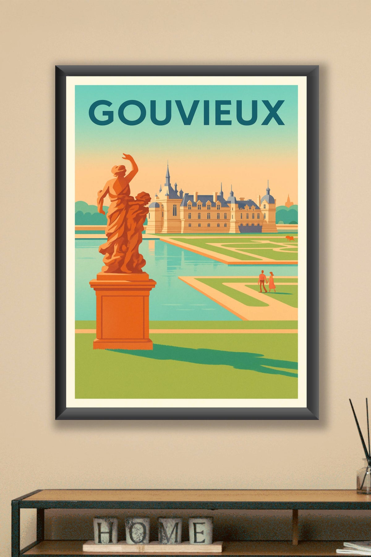 Affiche de Gouvieux - Élégance et Sérénité au Château