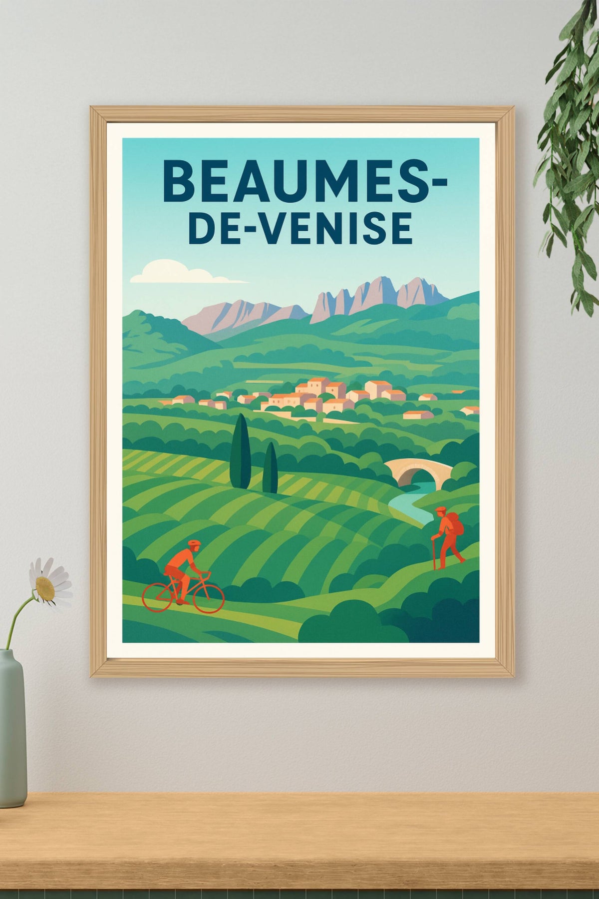 Affiche de Beaumes-de-Venise - Échappée verte et nature préservée
