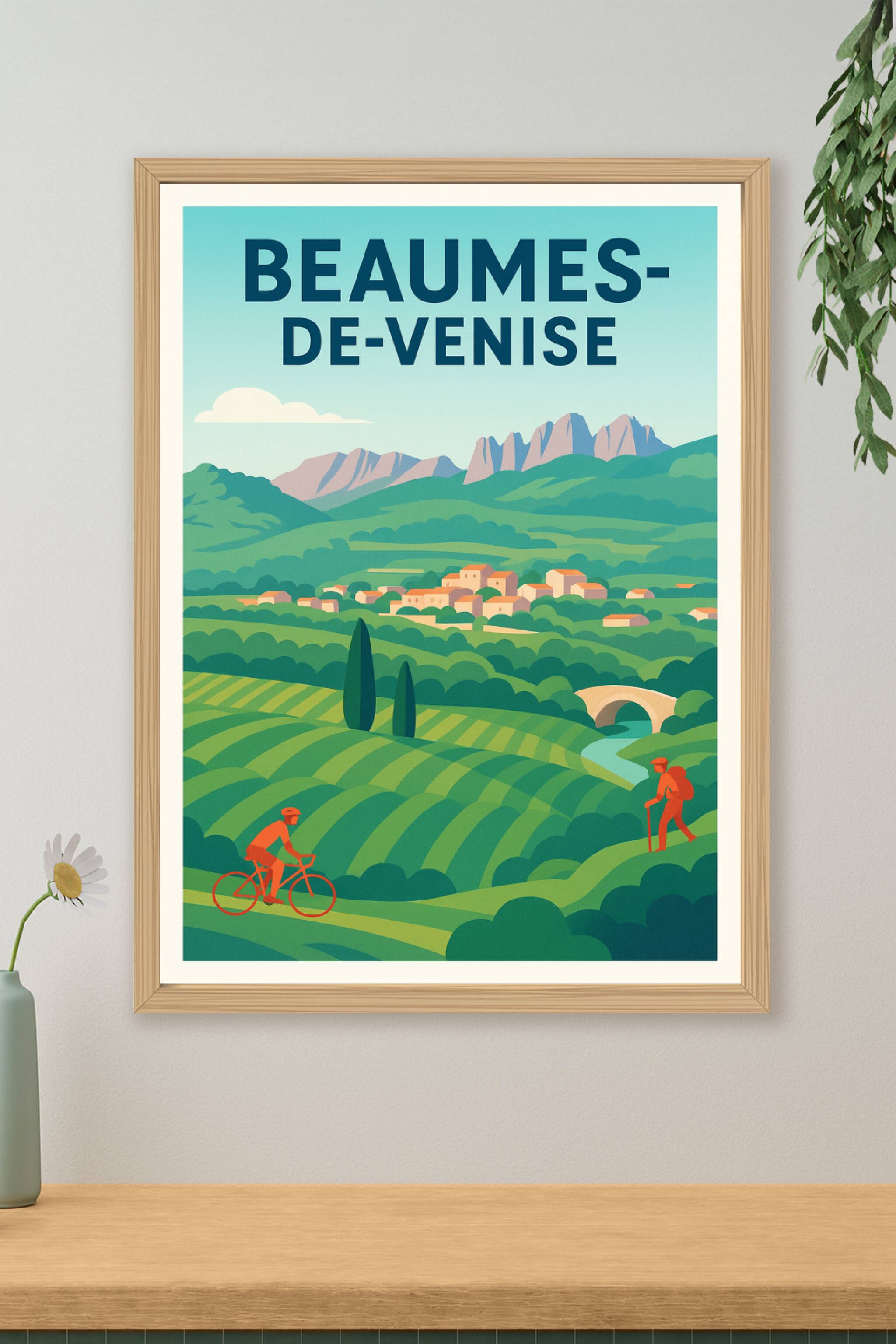 Affiche de Beaumes-de-Venise - Échappée verte et nature préservée