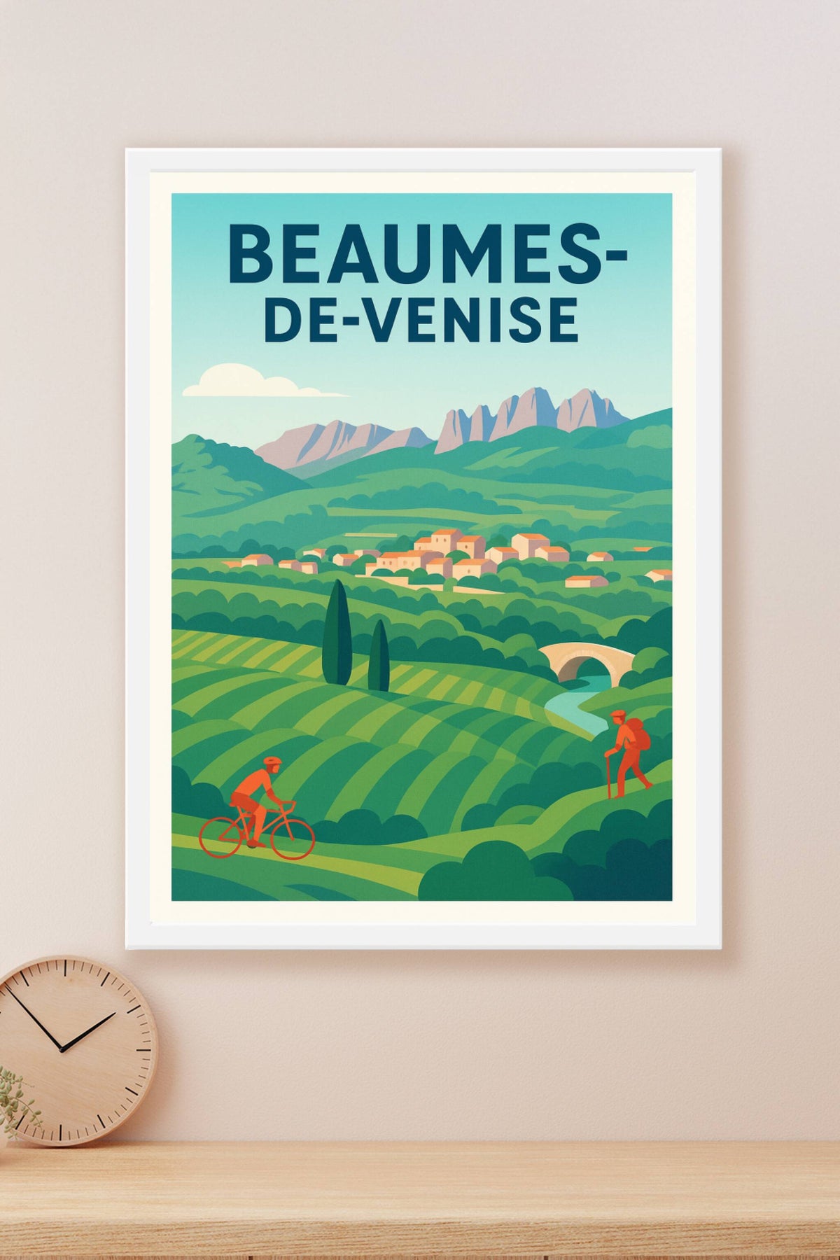 Affiche de Beaumes-de-Venise - Échappée verte et nature préservée