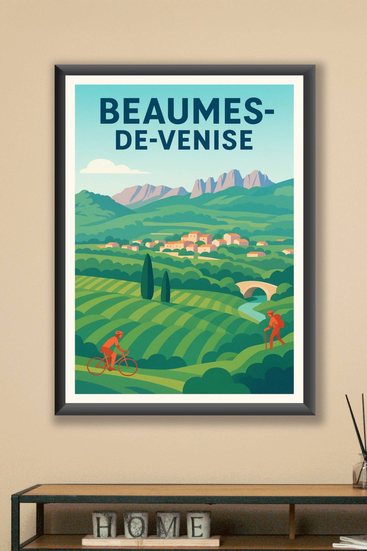 Affiche de Beaumes-de-Venise - Échappée verte et nature préservée