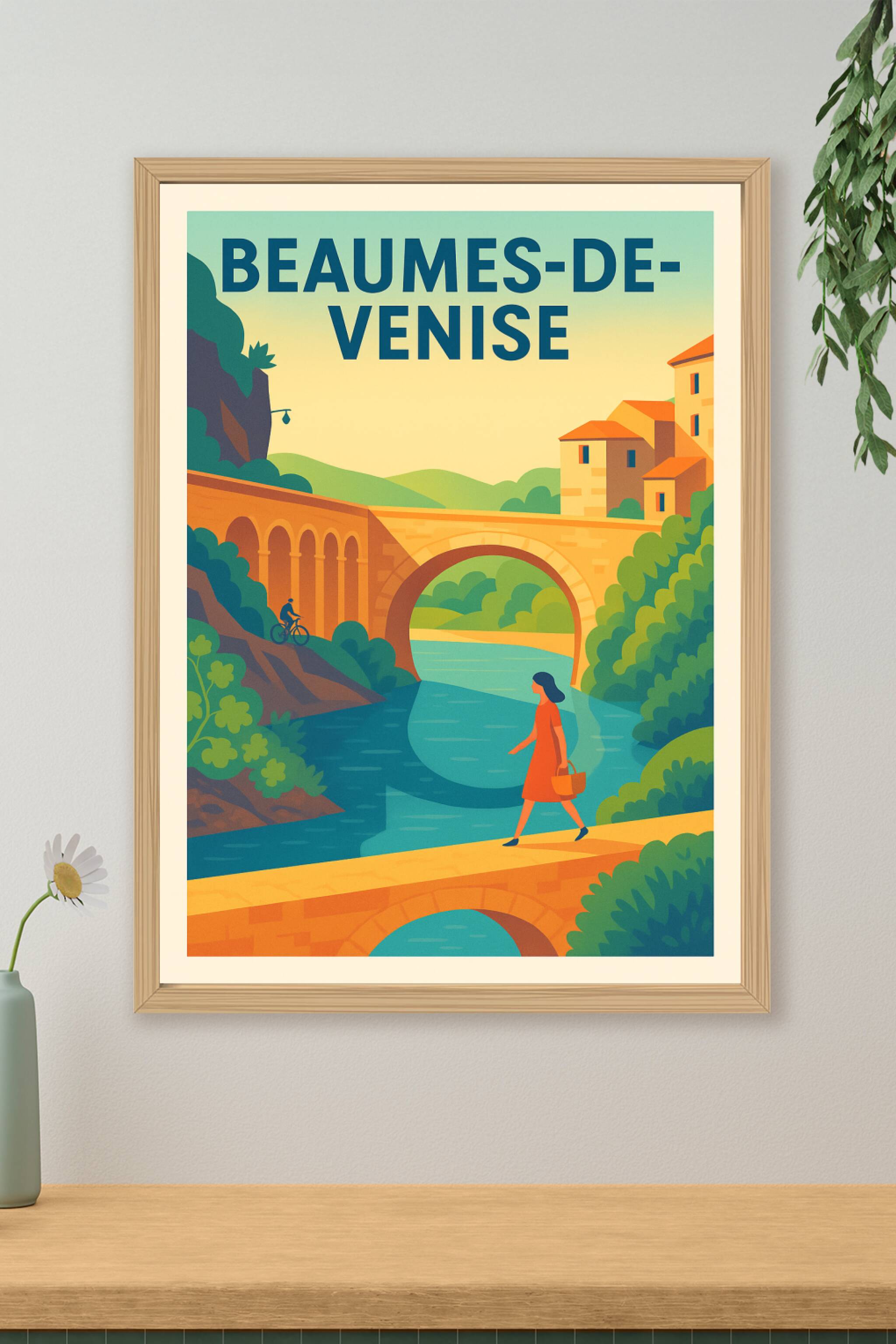 Affiche de Beaumes-de-Venise - Escapade bucolique en Provence