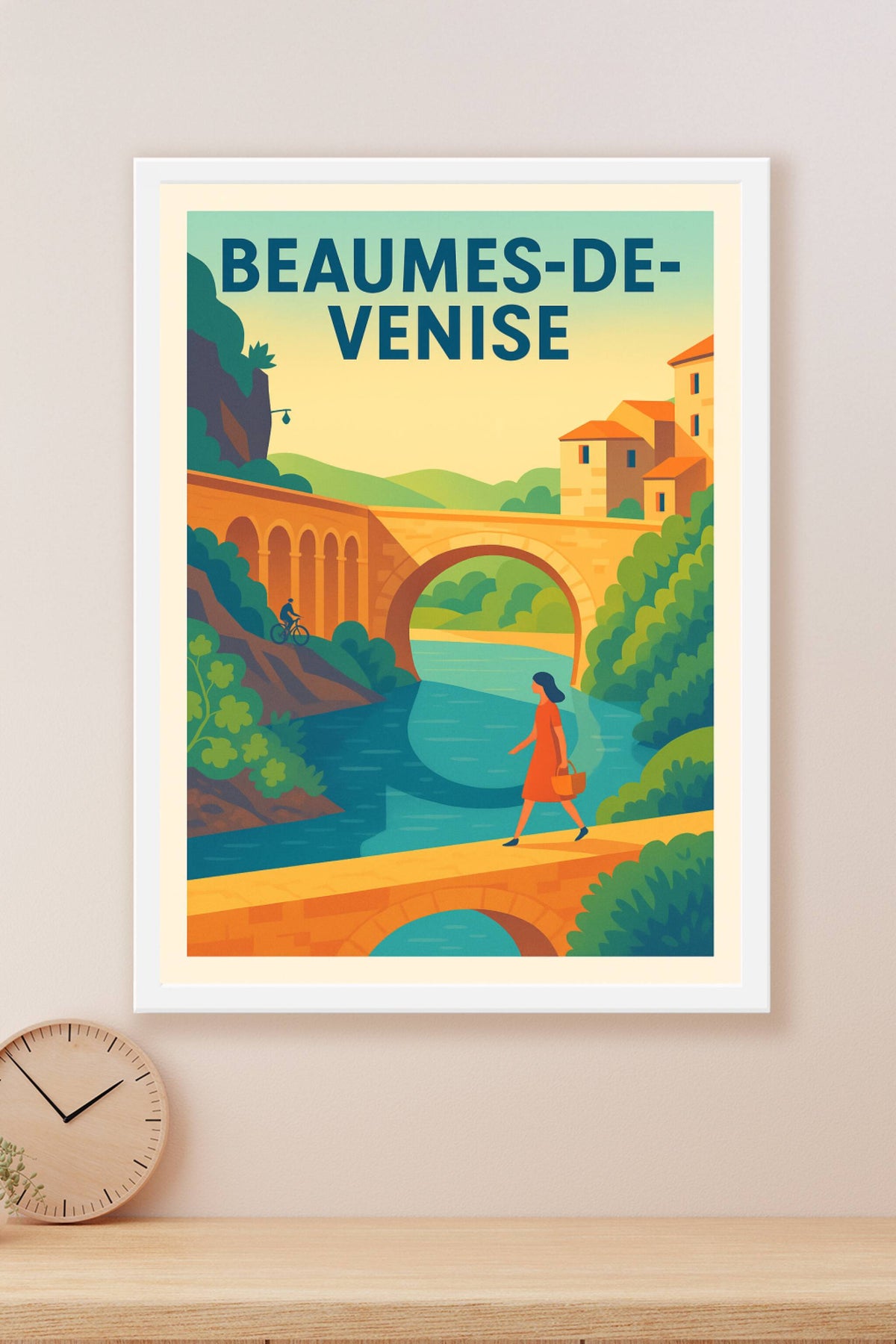 Affiche de Beaumes-de-Venise - Escapade bucolique en Provence