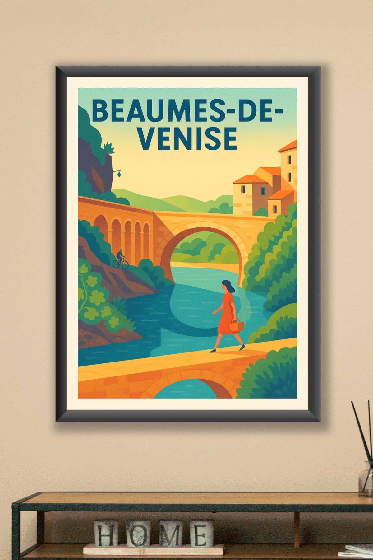Affiche de Beaumes-de-Venise - Escapade bucolique en Provence