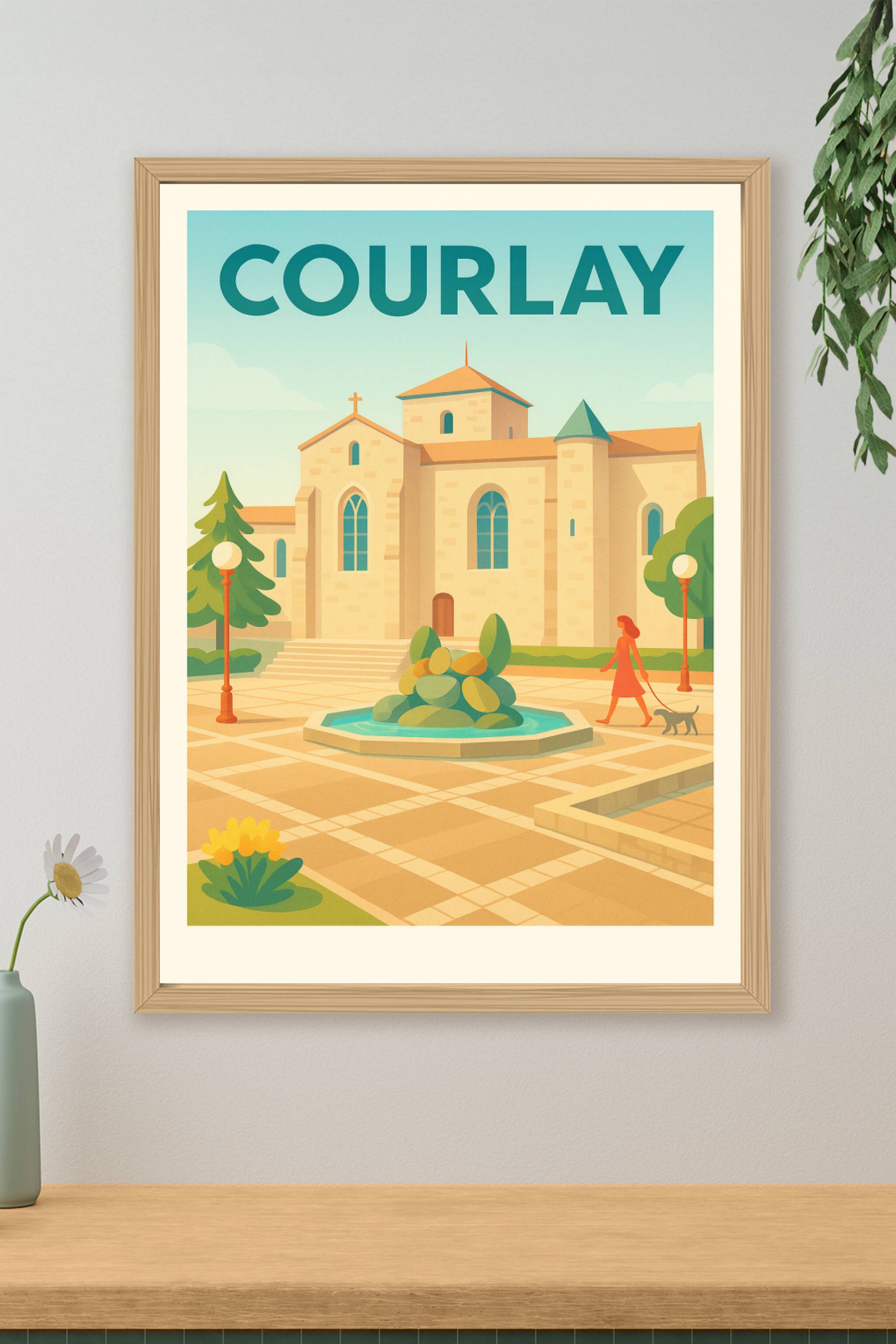 Affiche de Courlay - Charme paisible et authenticité