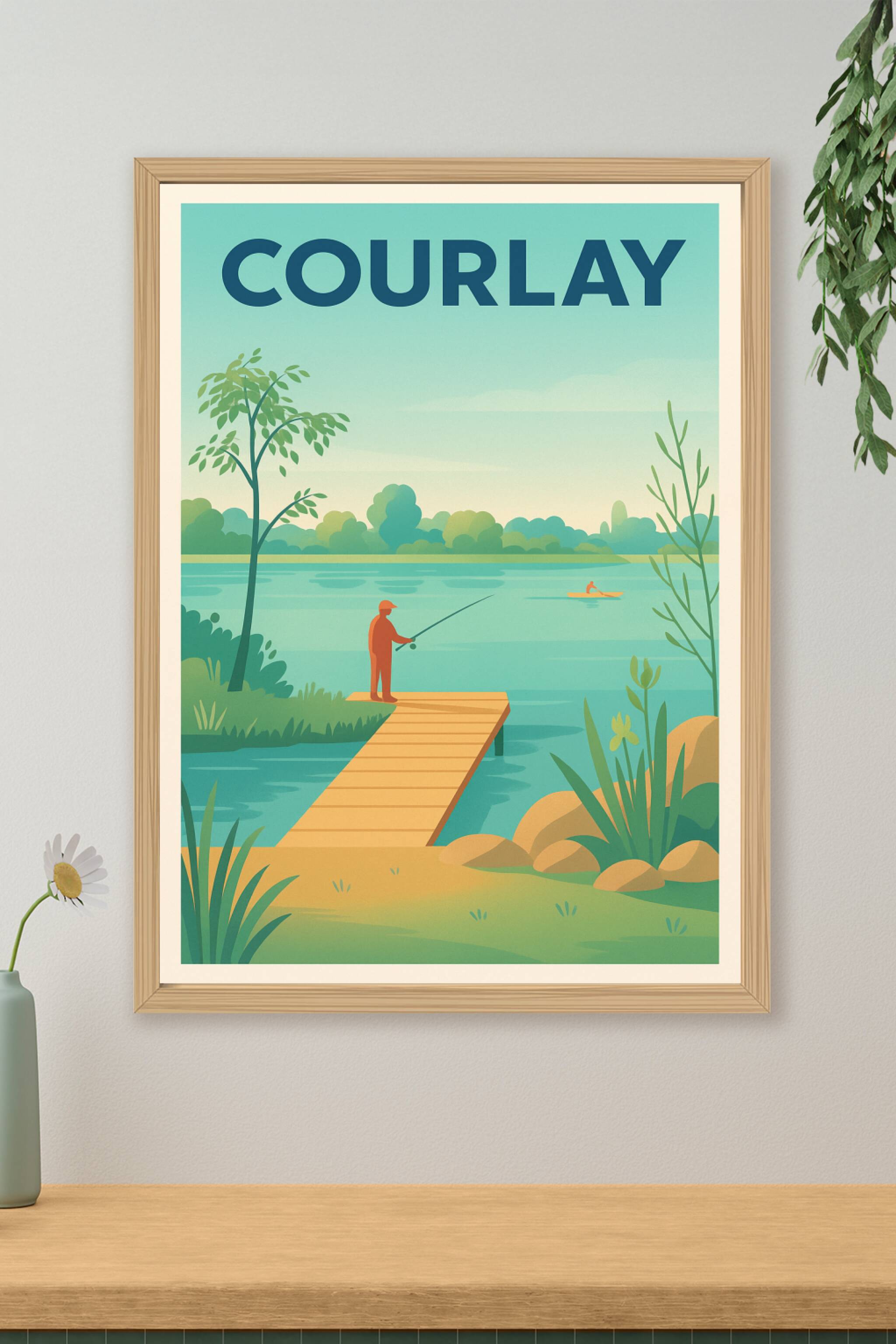 Affiche de Courlay - Havre de paix au bord de l'eau