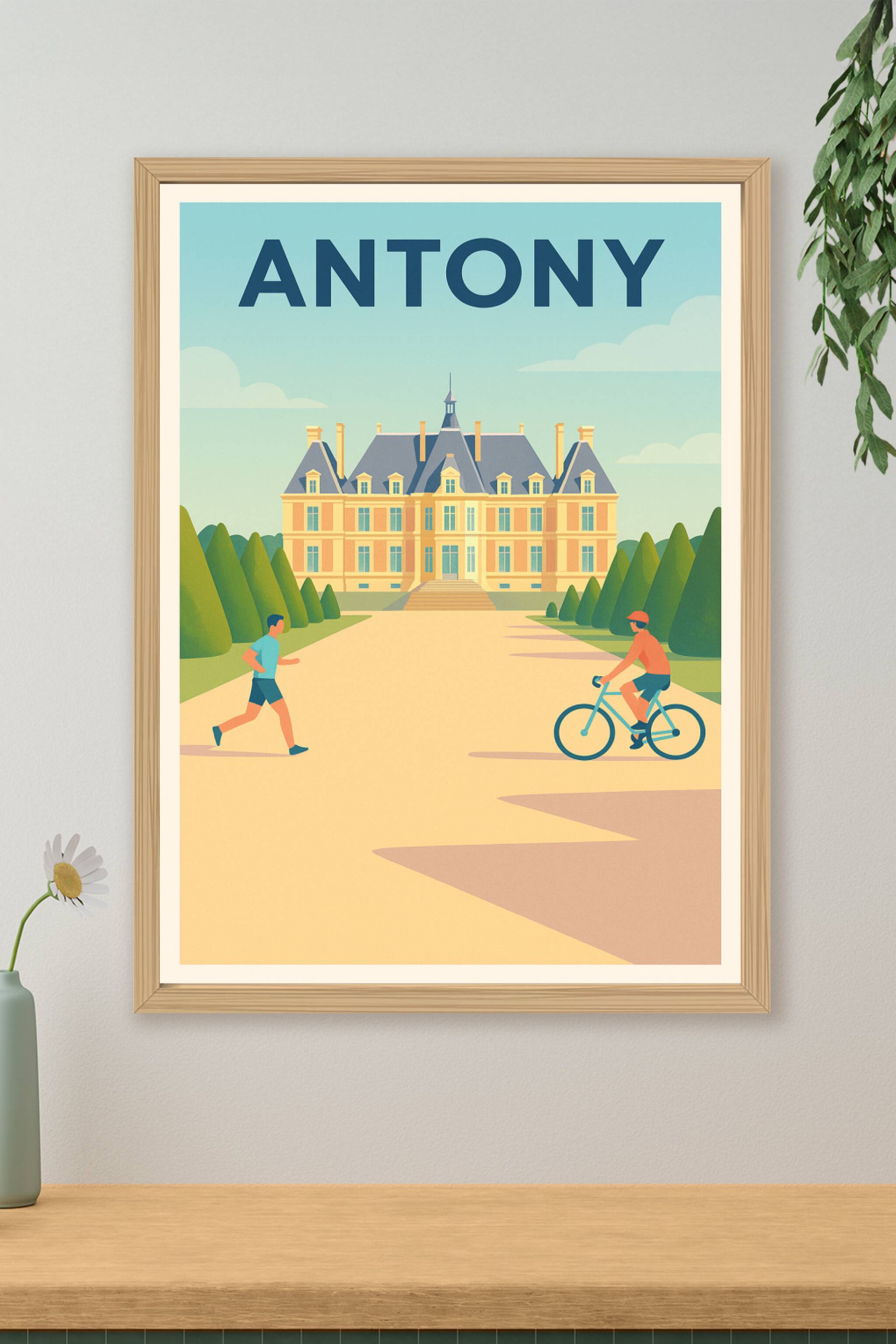 Affiche de Antony - Évasion et détente au parc du Château