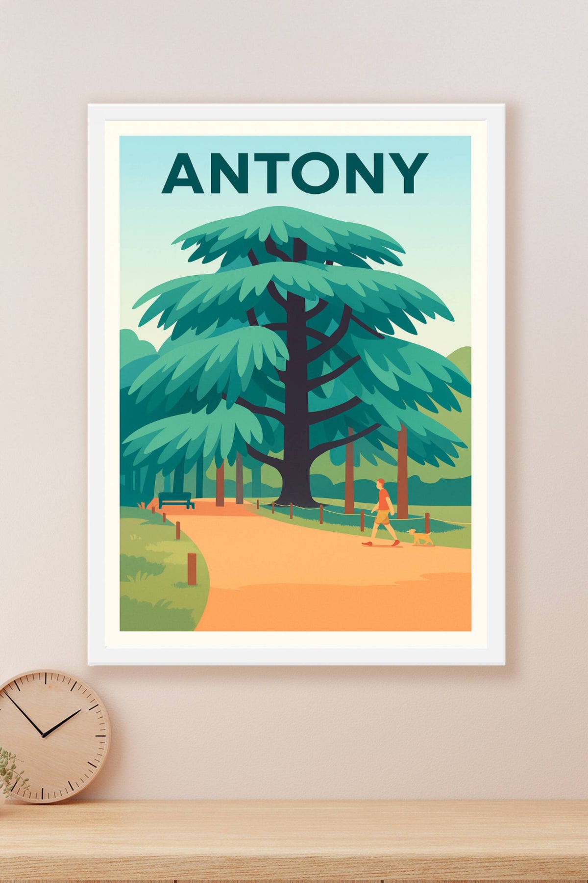 Affiche de Antony - Promenade paisible sous le grand arbre