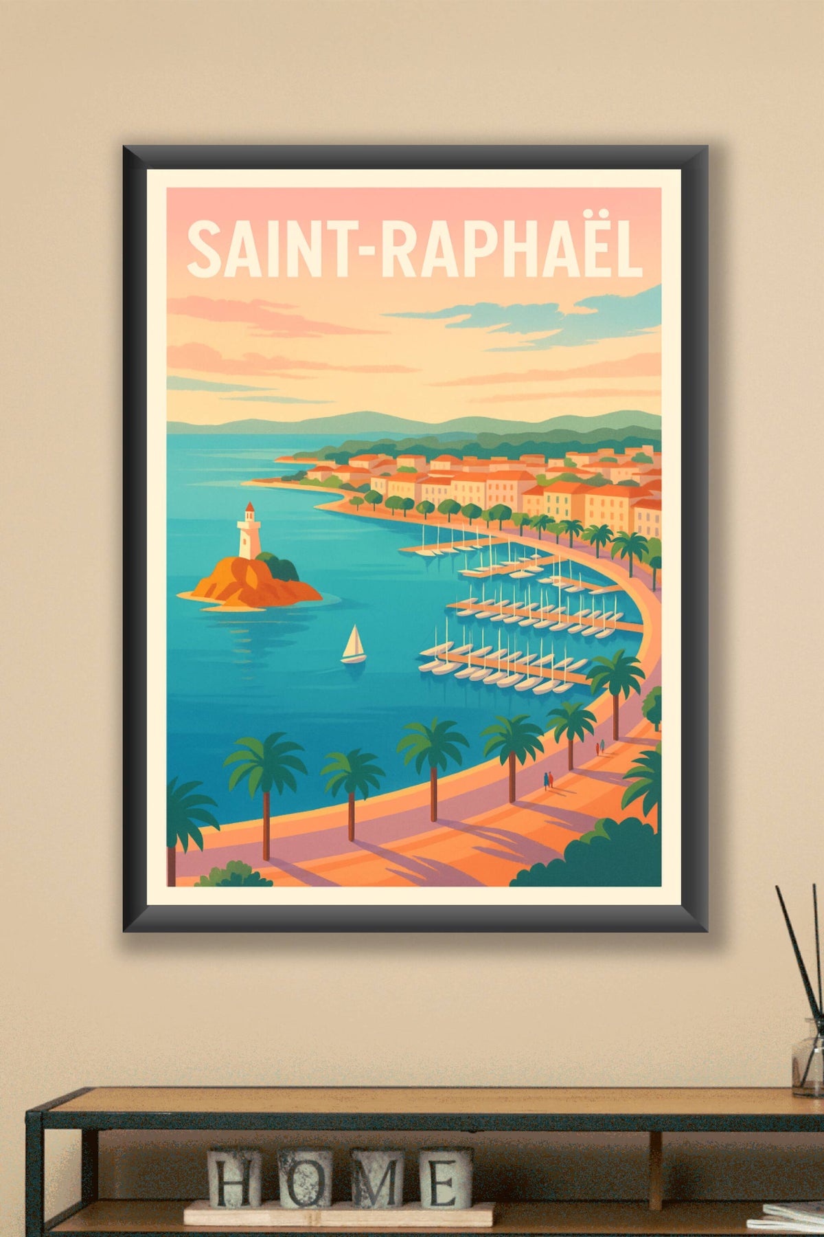Affiche de Saint-Raphaël - L'élégance azur de la Côte d'Azur