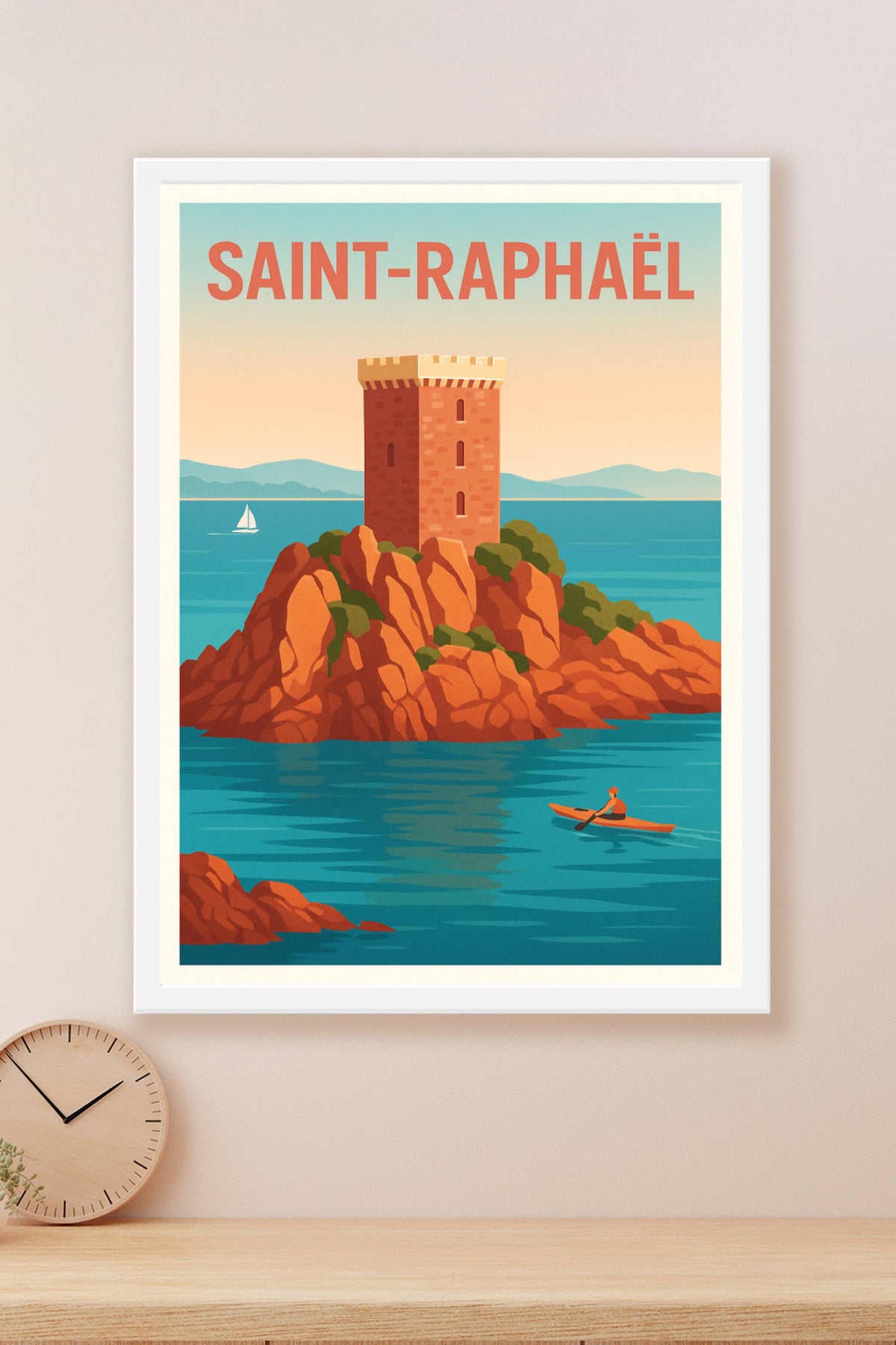 Affiche de Saint-Raphaël - Évasion Méditerranéenne Authentique