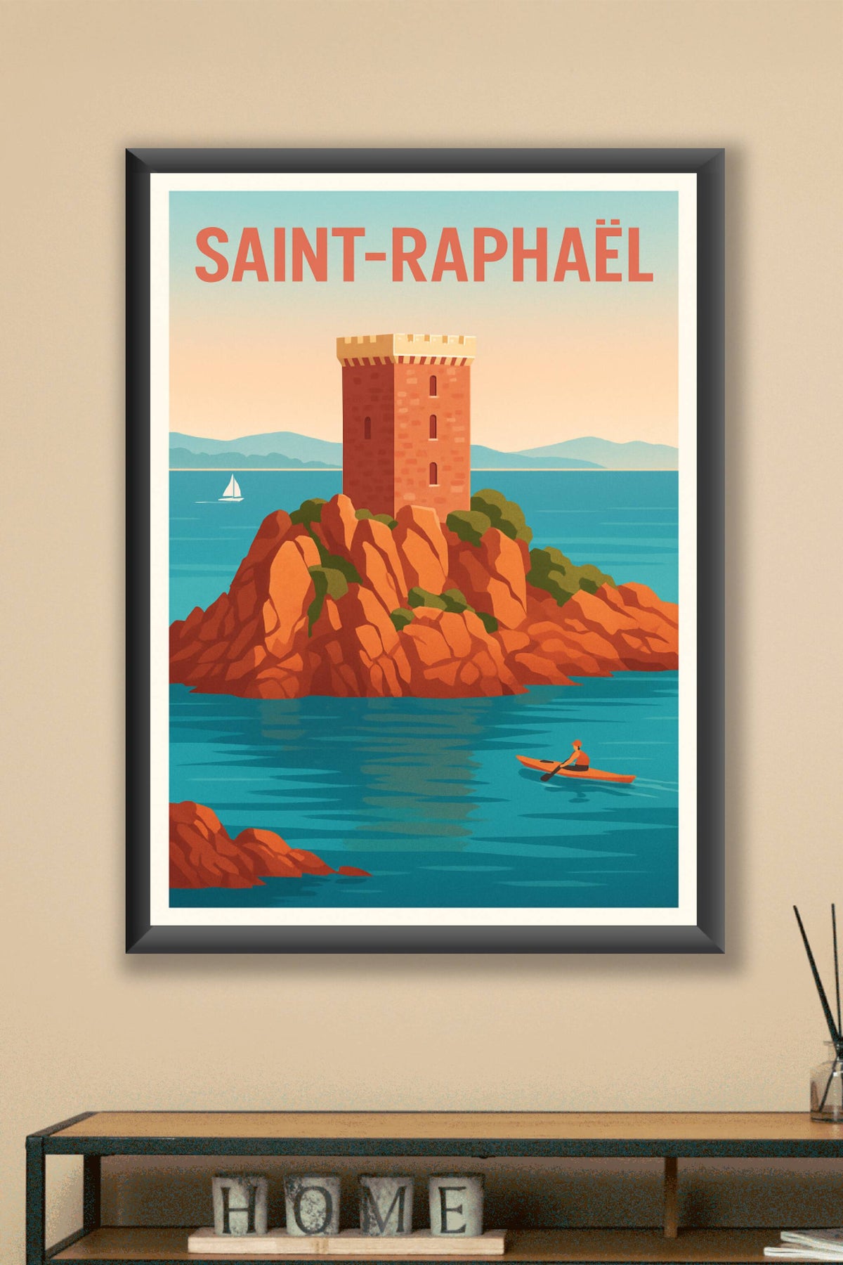 Affiche de Saint-Raphaël - Évasion Méditerranéenne Authentique