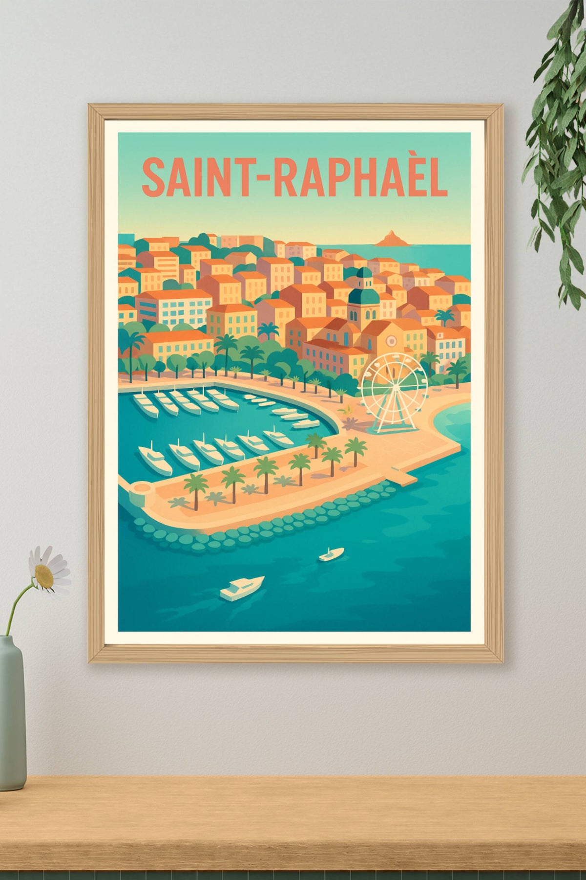 Affiche de Saint-Raphaël - Charme azuréen au bord de l'eau