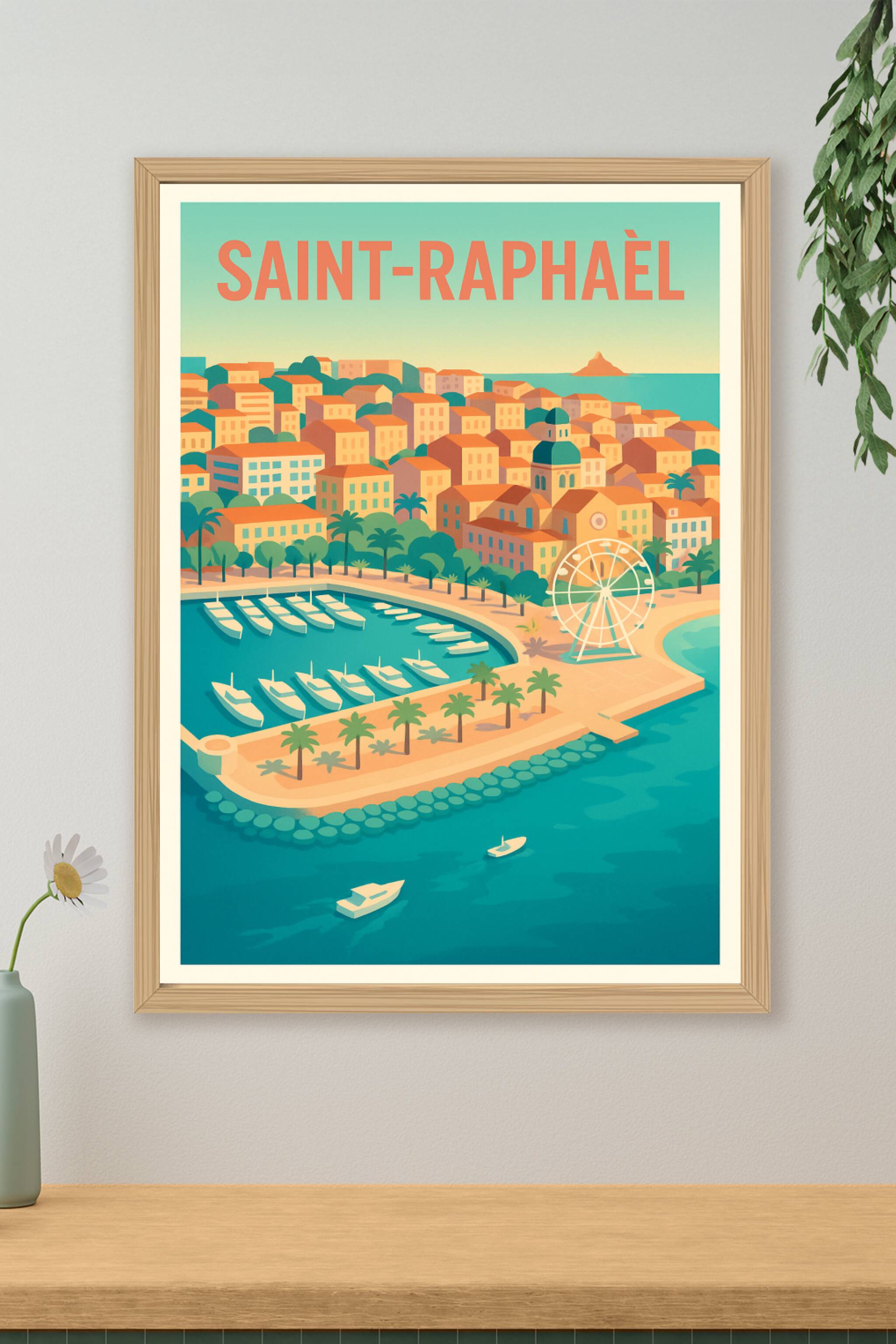 Affiche de Saint-Raphaël - Charme azuréen au bord de l'eau