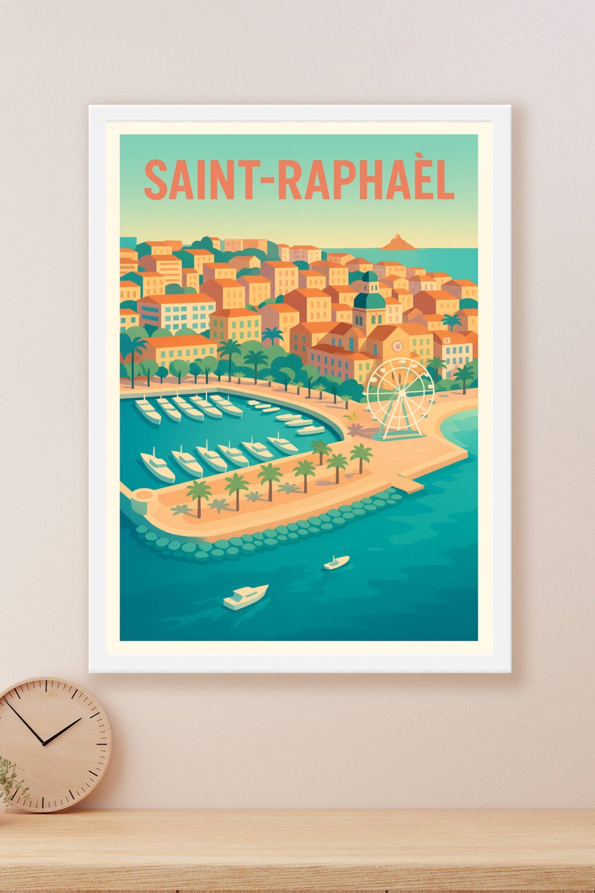 Affiche de Saint-Raphaël - Charme azuréen au bord de l'eau