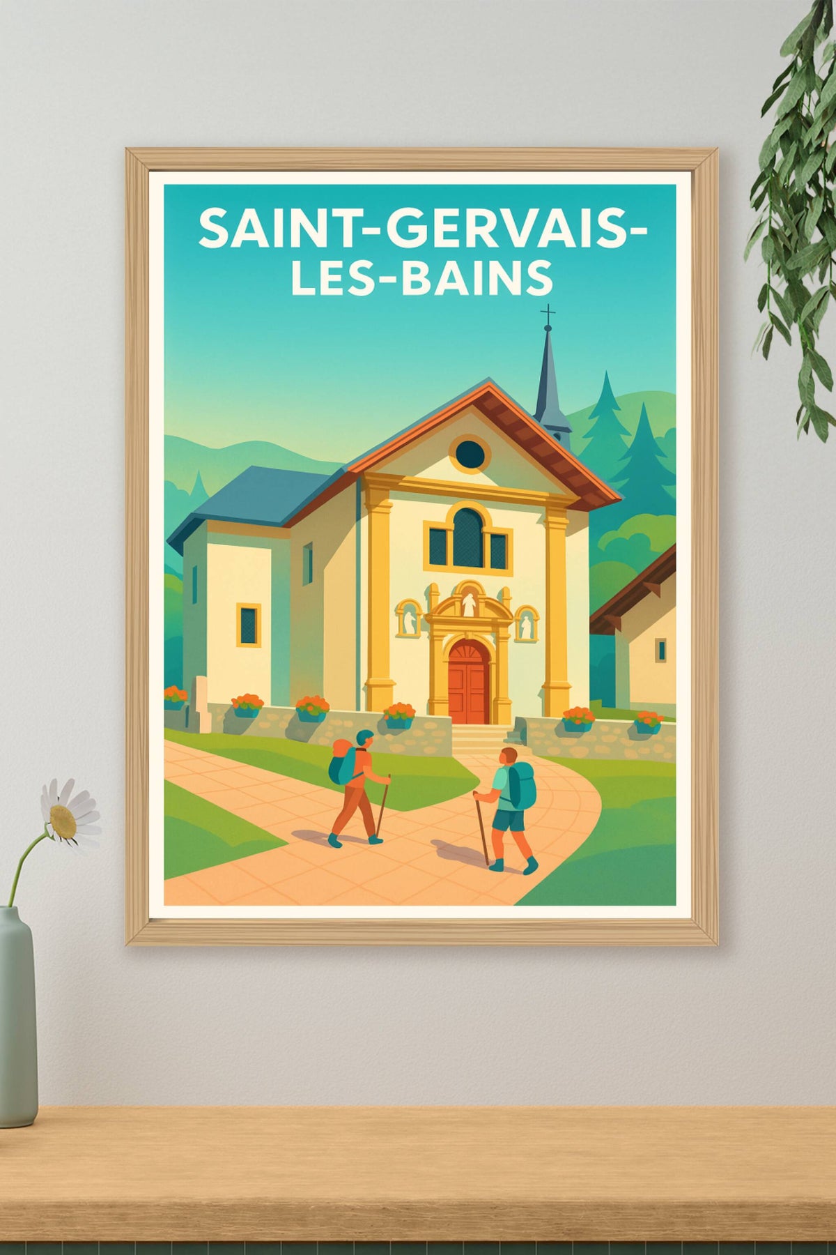 Affiche de Saint-Gervais-les-Bains - Escapade alpine inoubliable