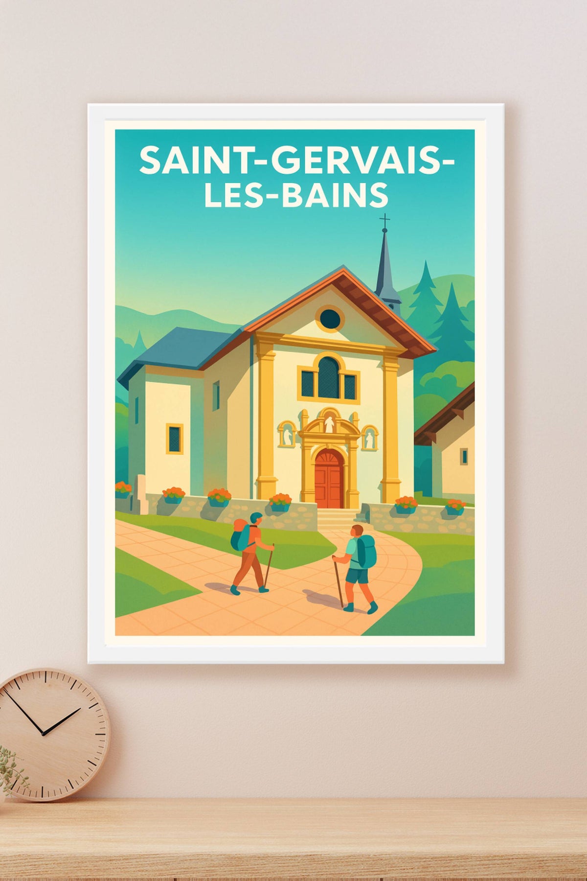 Affiche de Saint-Gervais-les-Bains - Escapade alpine inoubliable