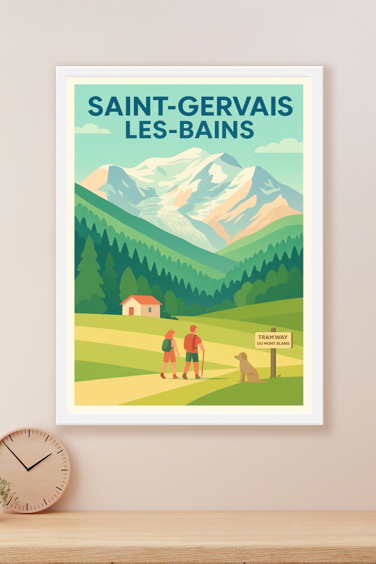 Affiche de Saint-Gervais-les-Bains - Évasion au cœur des Alpes