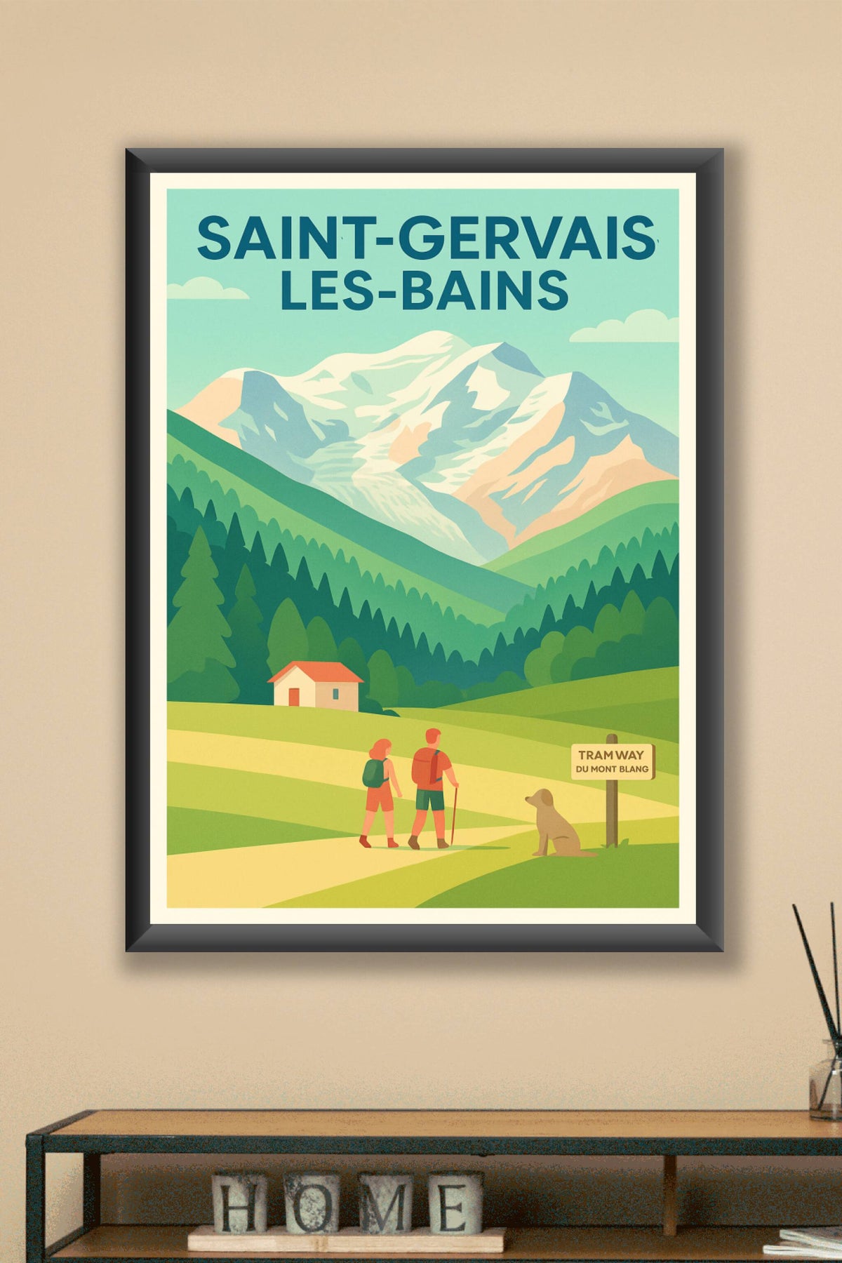 Affiche de Saint-Gervais-les-Bains - Évasion au cœur des Alpes