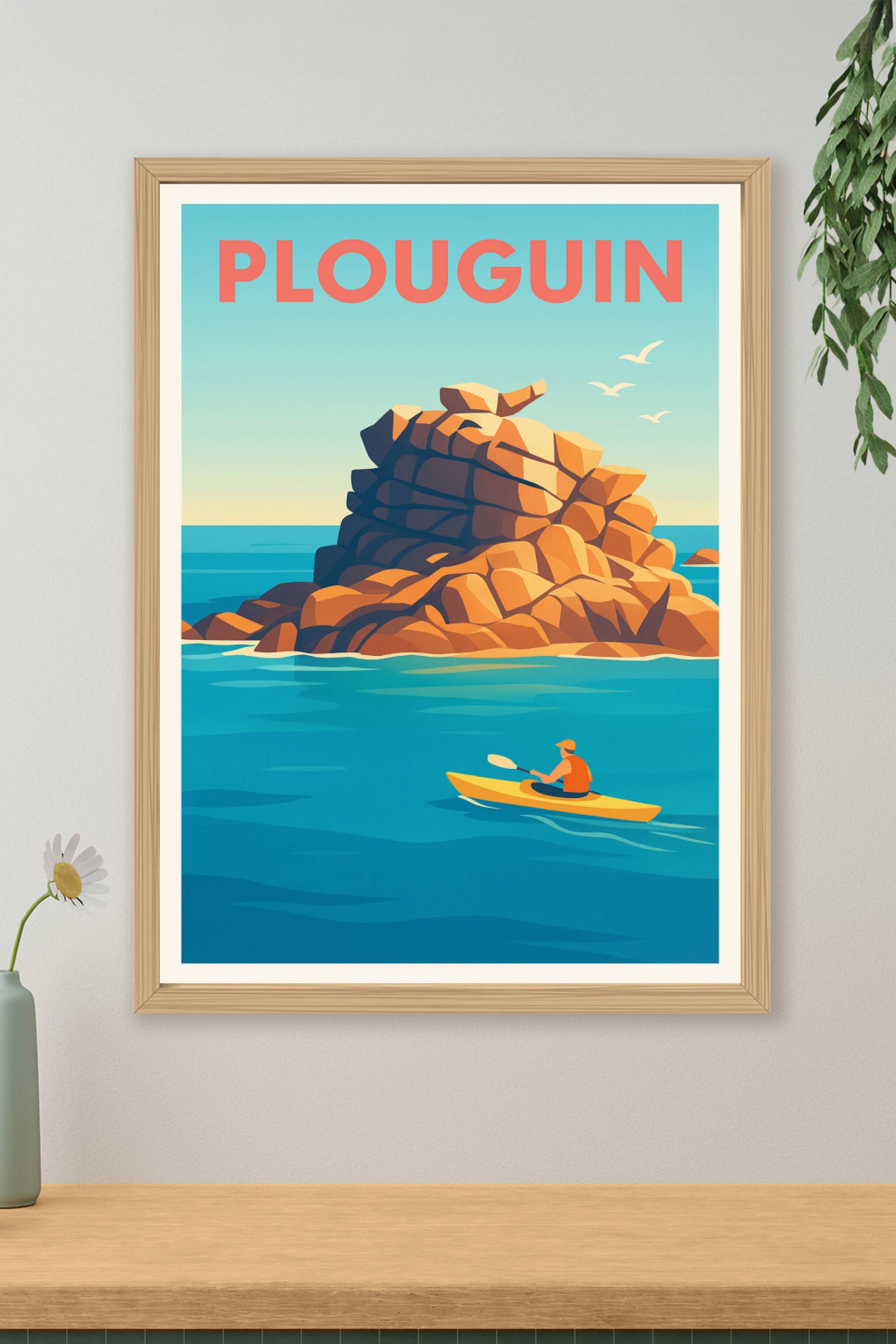 Affiche de Plouguin - Aventure et sérénité au fil de l'eau