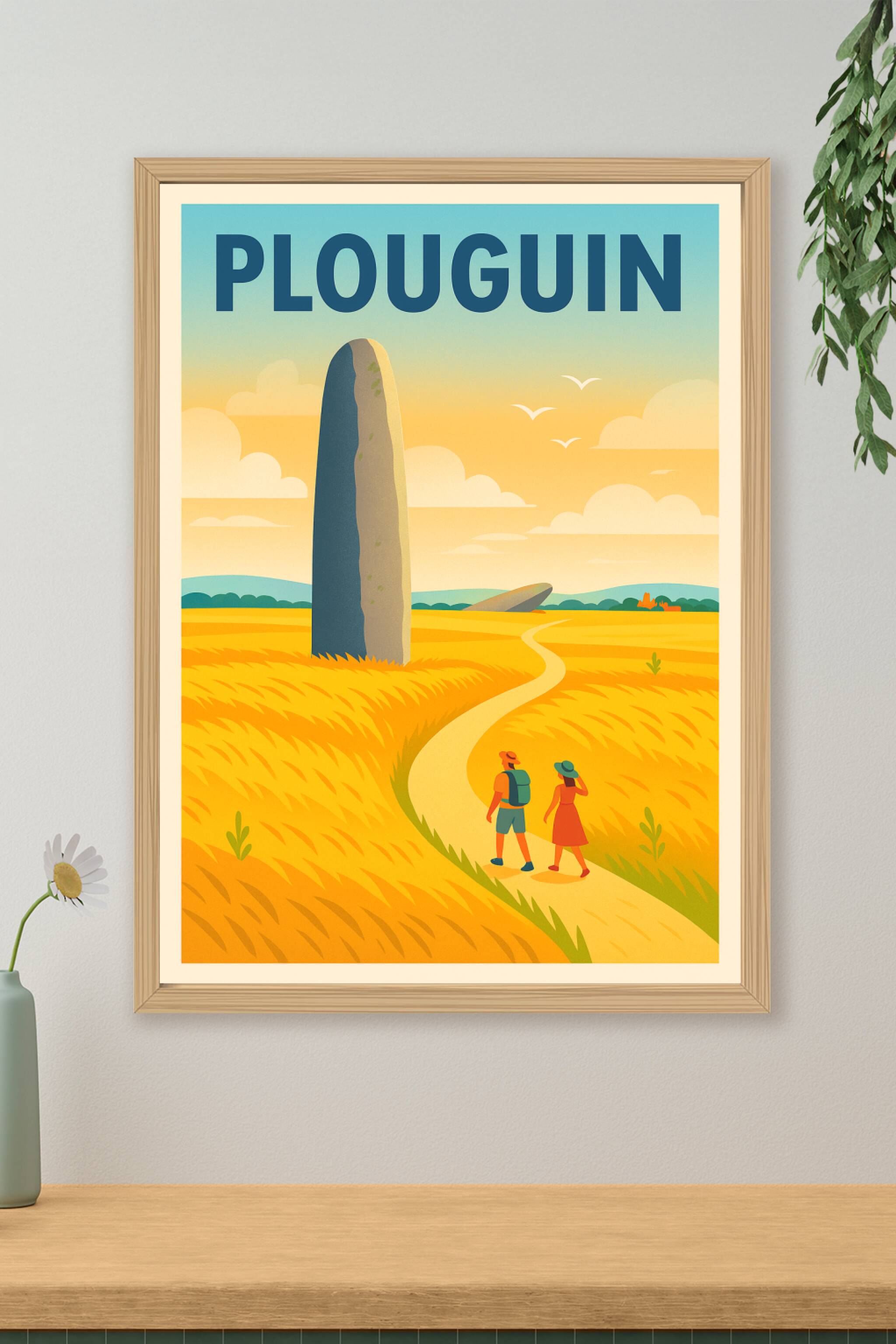 Affiche de Plouguin - Voyage au cœur des légendes bretonnes