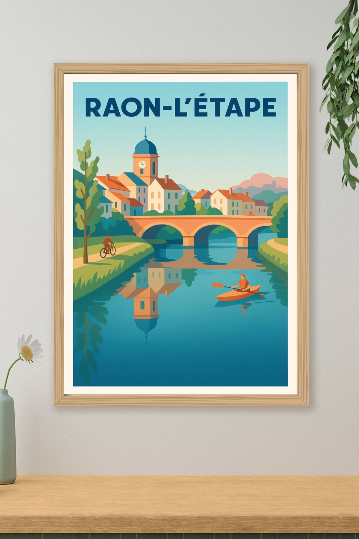 Affiche de Raon-l'Étape - Charme paisible au fil de l'eau