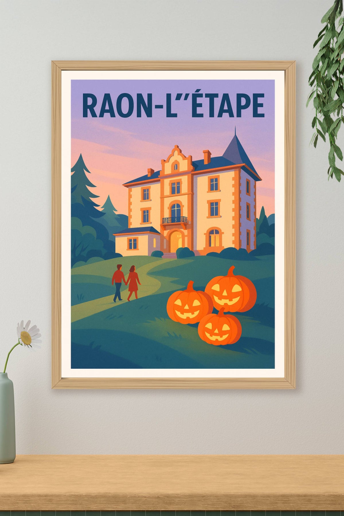 Affiche de Raon-l'Étape - Mystères et citrouilles au crépuscule