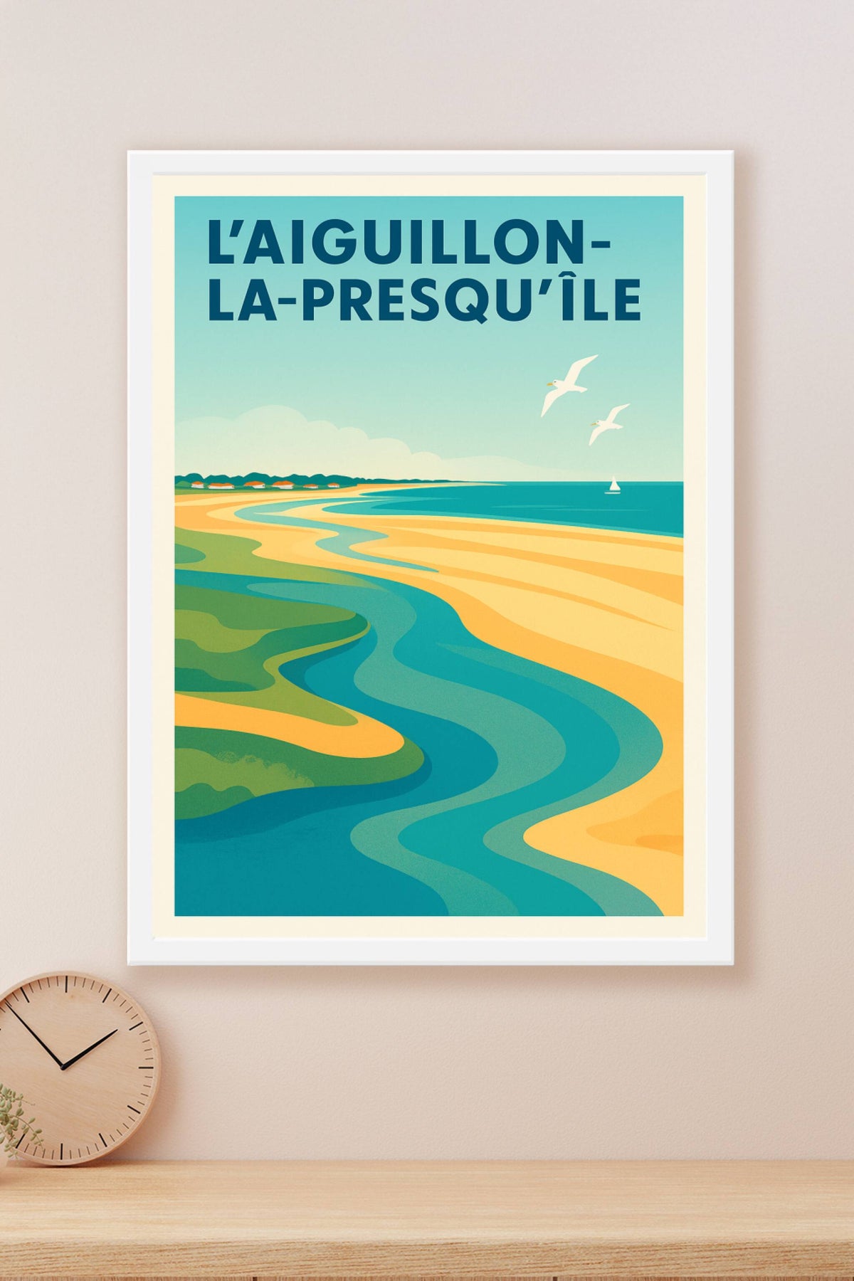 Affiche de L'Aiguillon-la-Presqu'île - Évasion naturelle au bord de l'eau