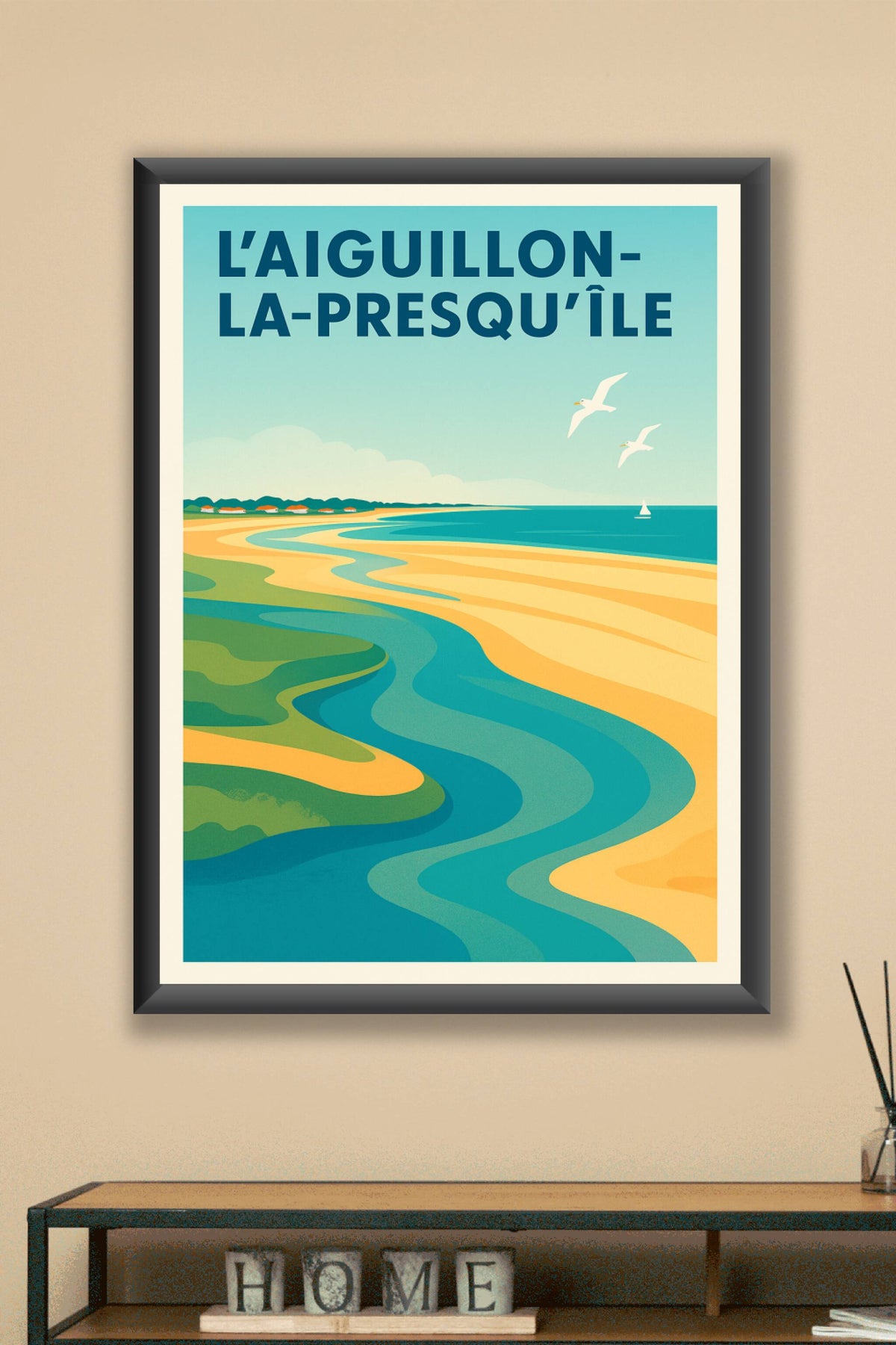 Affiche de L'Aiguillon-la-Presqu'île - Évasion naturelle au bord de l'eau