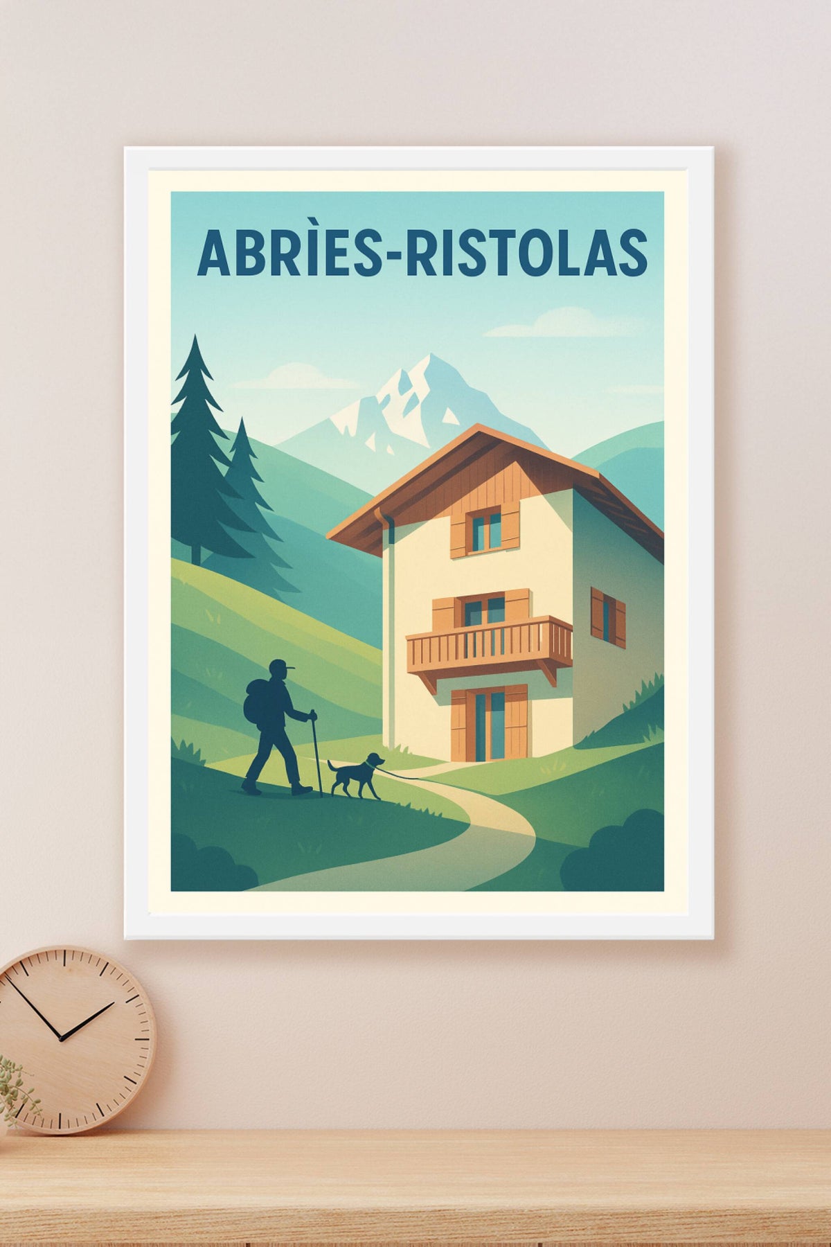 Affiche de Abriès-Ristolas - L'appel des montagnes alpines