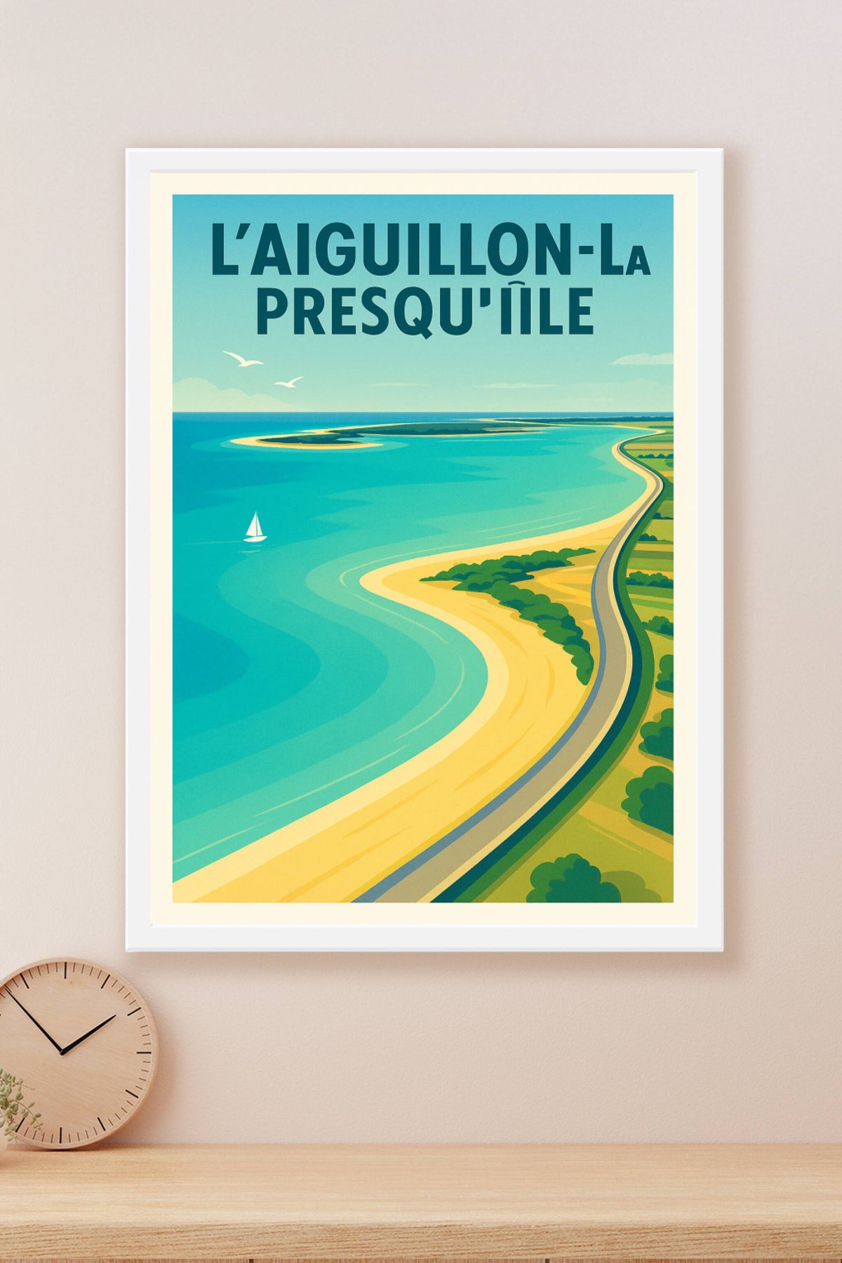 Affiche de L'Aiguillon - La Presqu'île en harmonie marine
