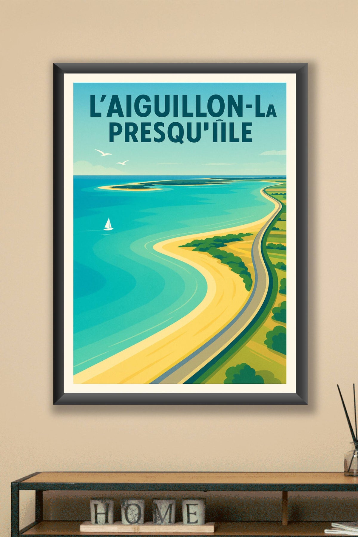 Affiche de L'Aiguillon - La Presqu'île en harmonie marine