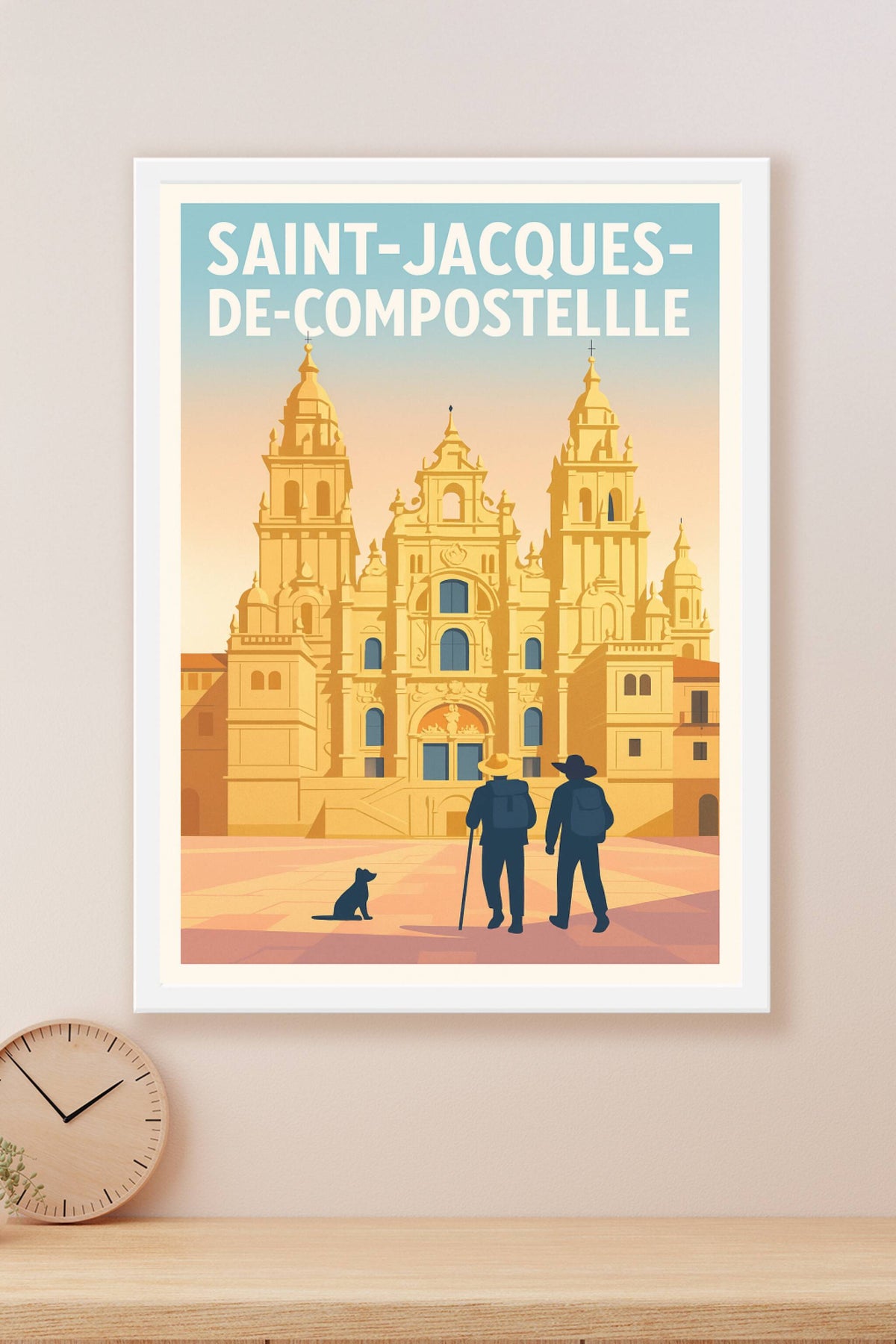 Affiche de Saint-Jacques-de-Compostelle - L'âme du pèlerinage en poster