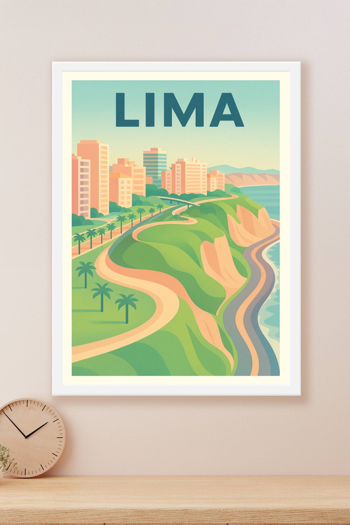 Affiche de Lima - L'élégance côtière péruvienne