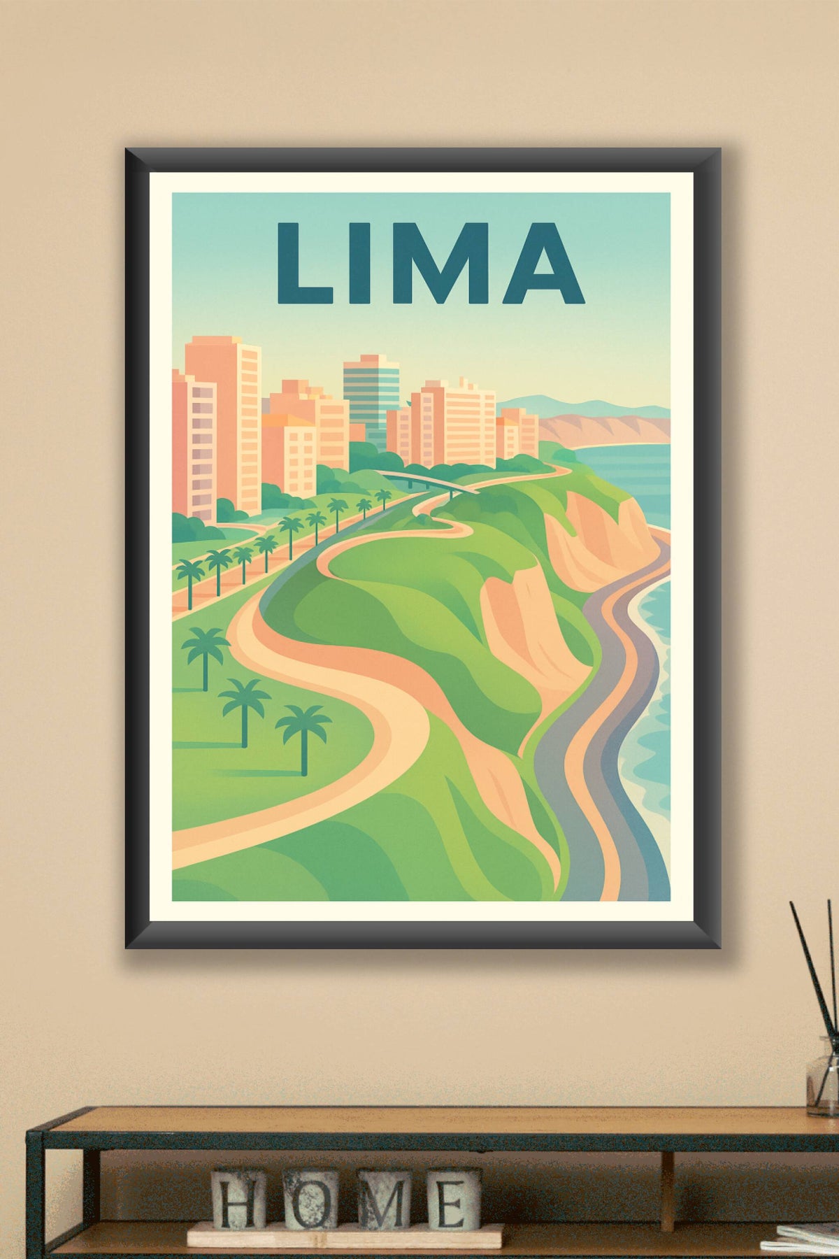 Affiche de Lima - L'élégance côtière péruvienne
