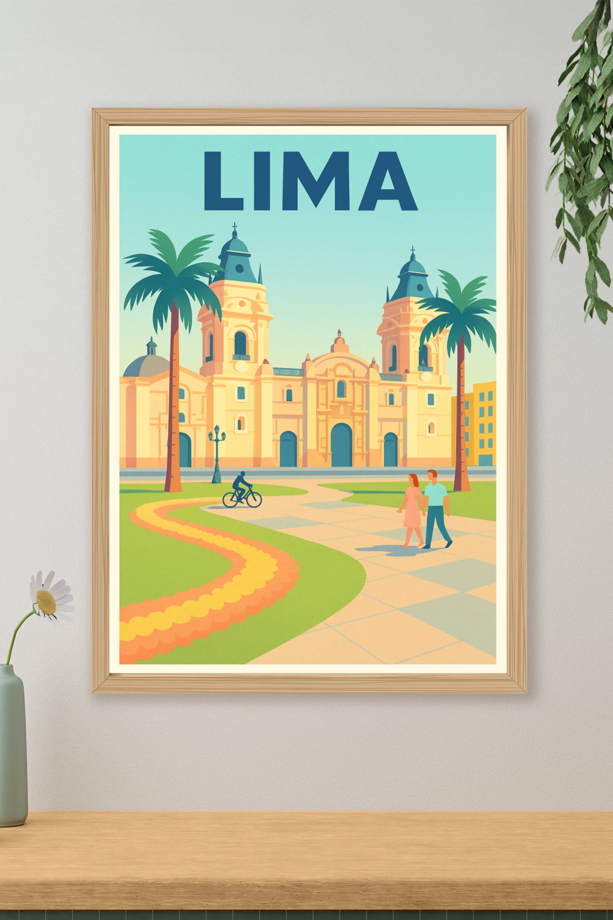 Affiche de Lima - Promenade au cœur de la capitale
